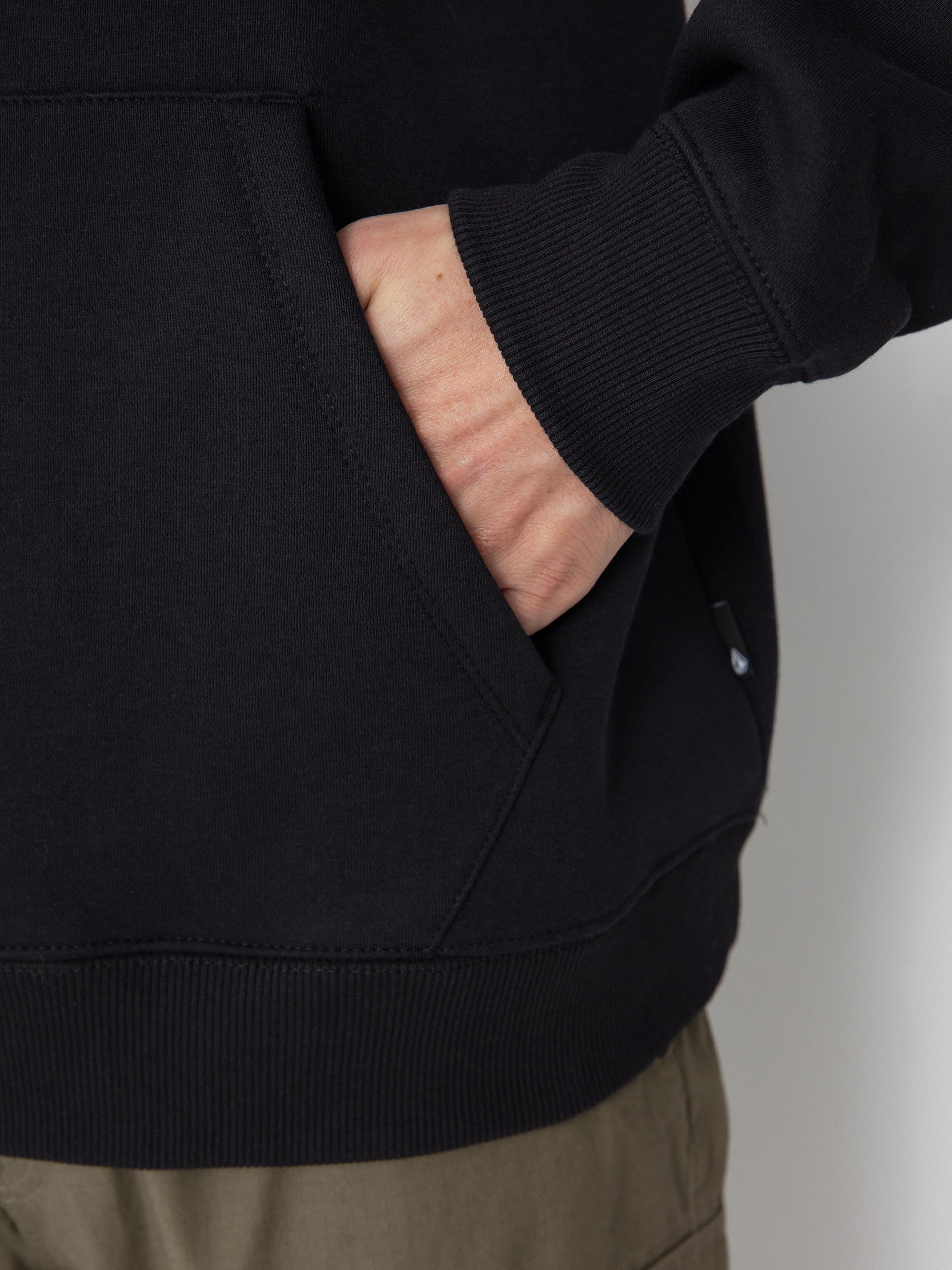 Hanorac cu glugă Volcom Noder HD (black combo)