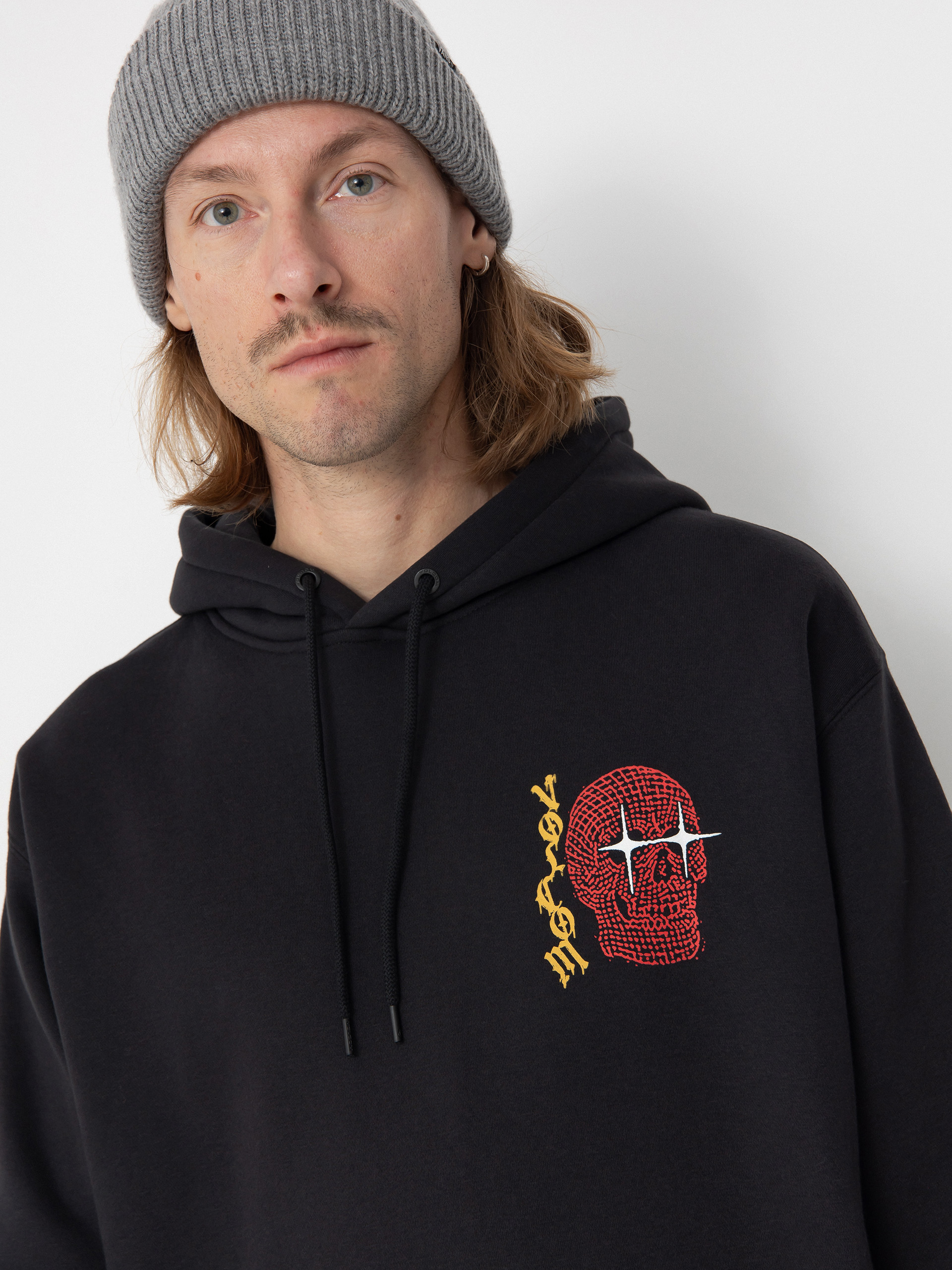 Hanorac cu glugă Volcom Noder HD (black)