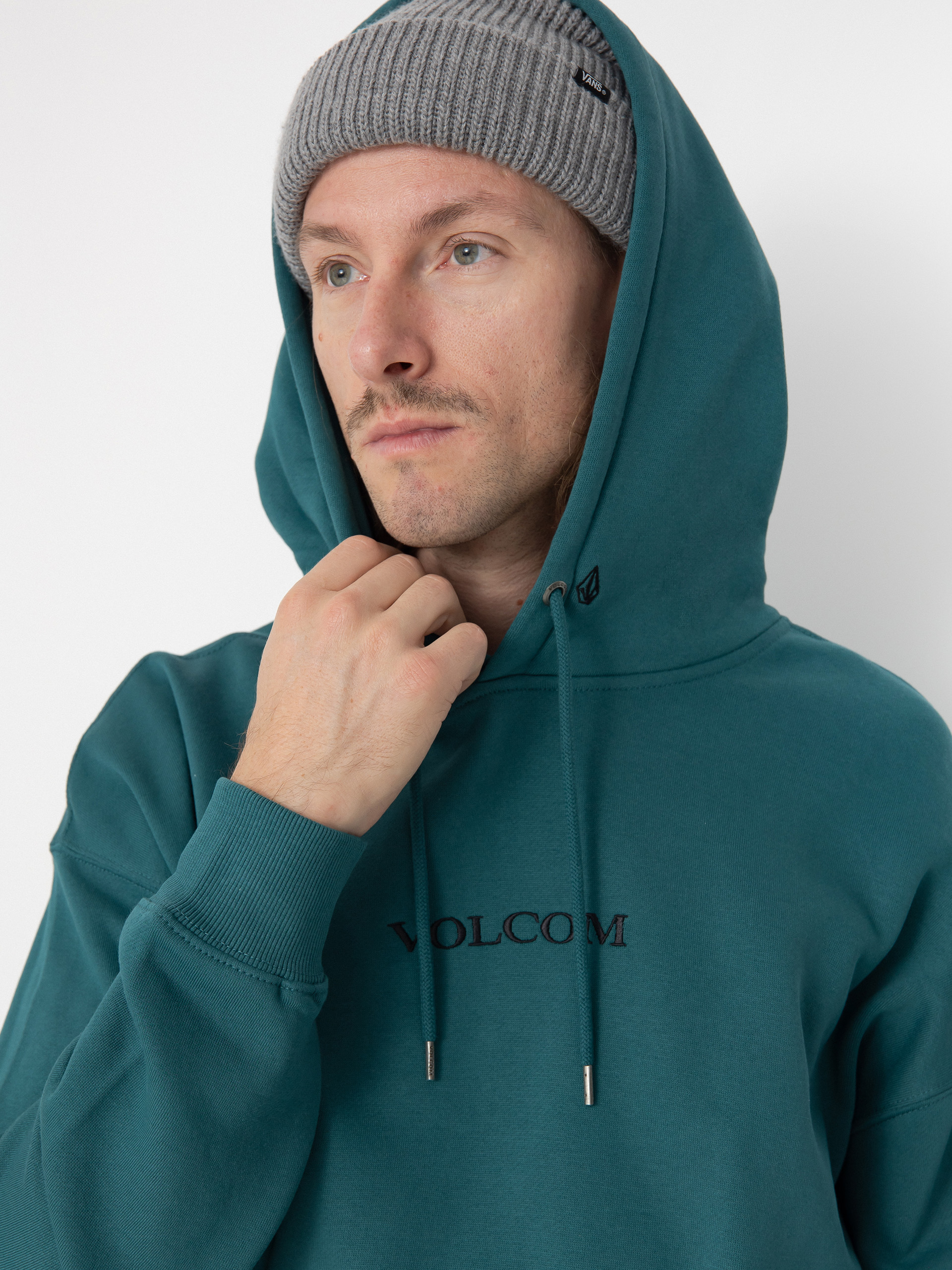 Hanorac cu glugă Volcom Volcom Stone HD (evergreen)