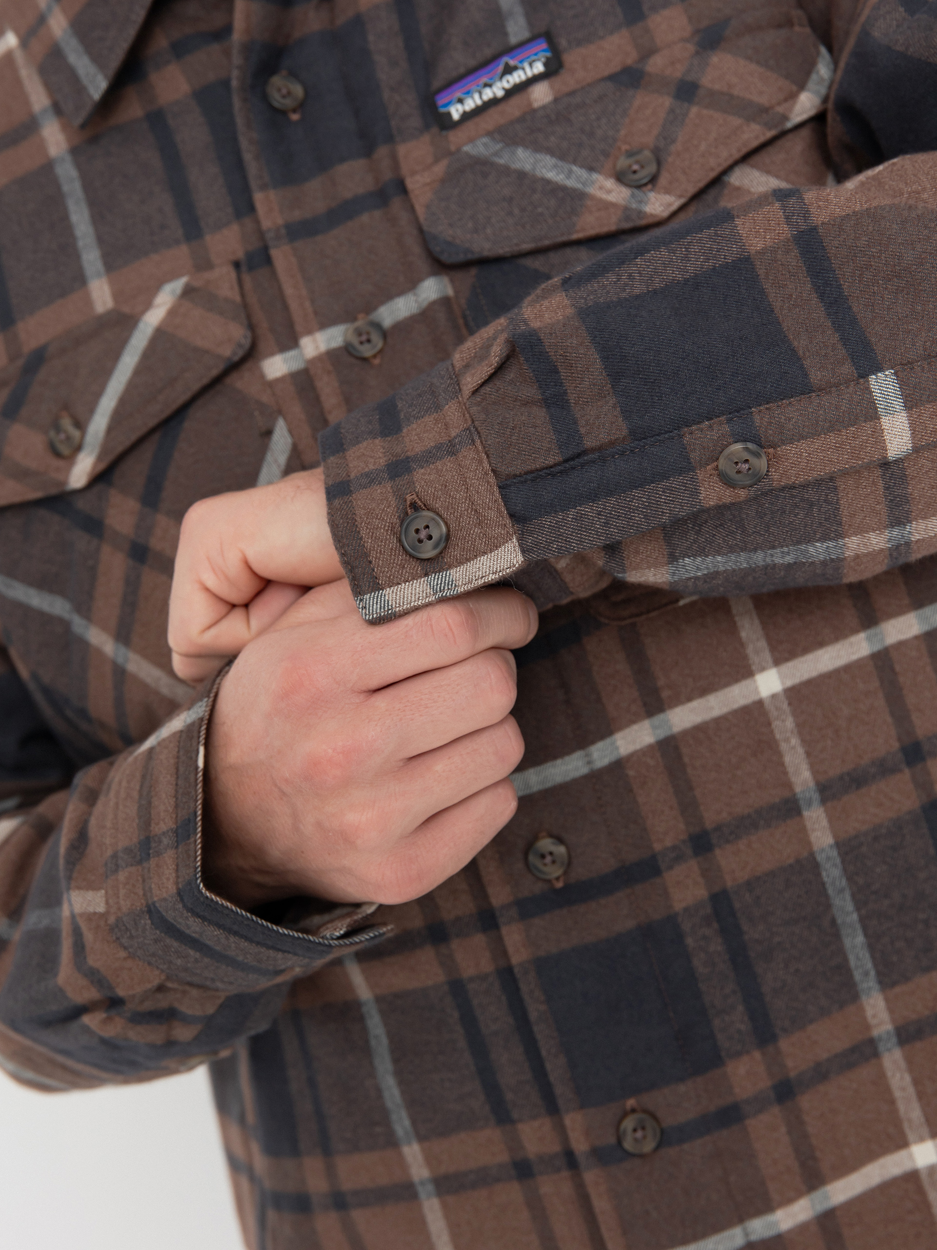 Cămașă Patagonia LW Insulated Fjord Flannel (outdoor molasses brown)