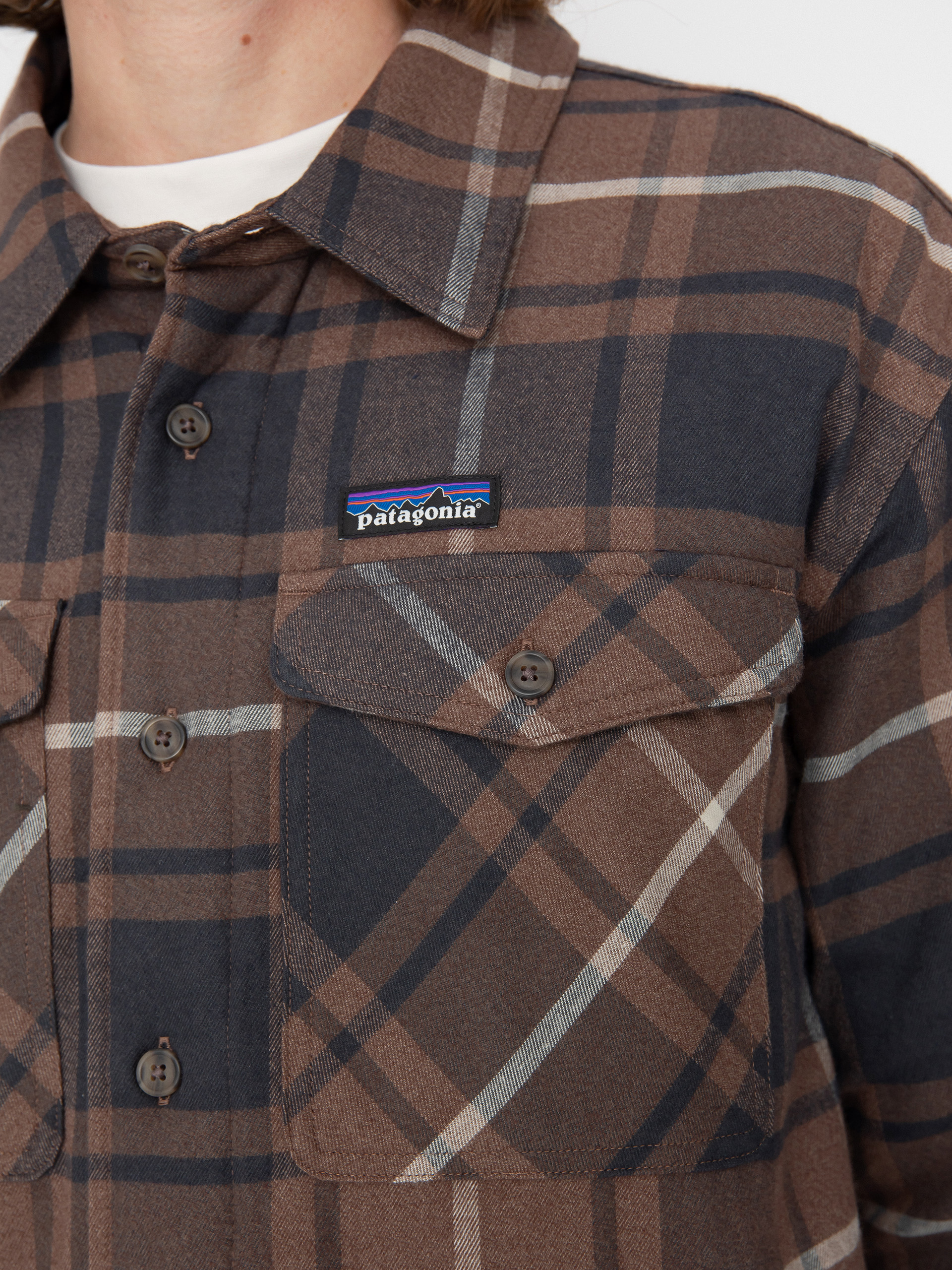 Cămașă Patagonia LW Insulated Fjord Flannel (outdoor molasses brown)