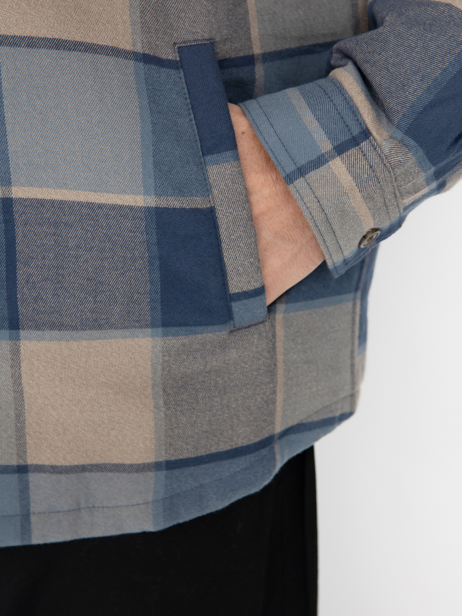 Cămașă Patagonia LW Insulated Fjord Flannel (william smolder blue)