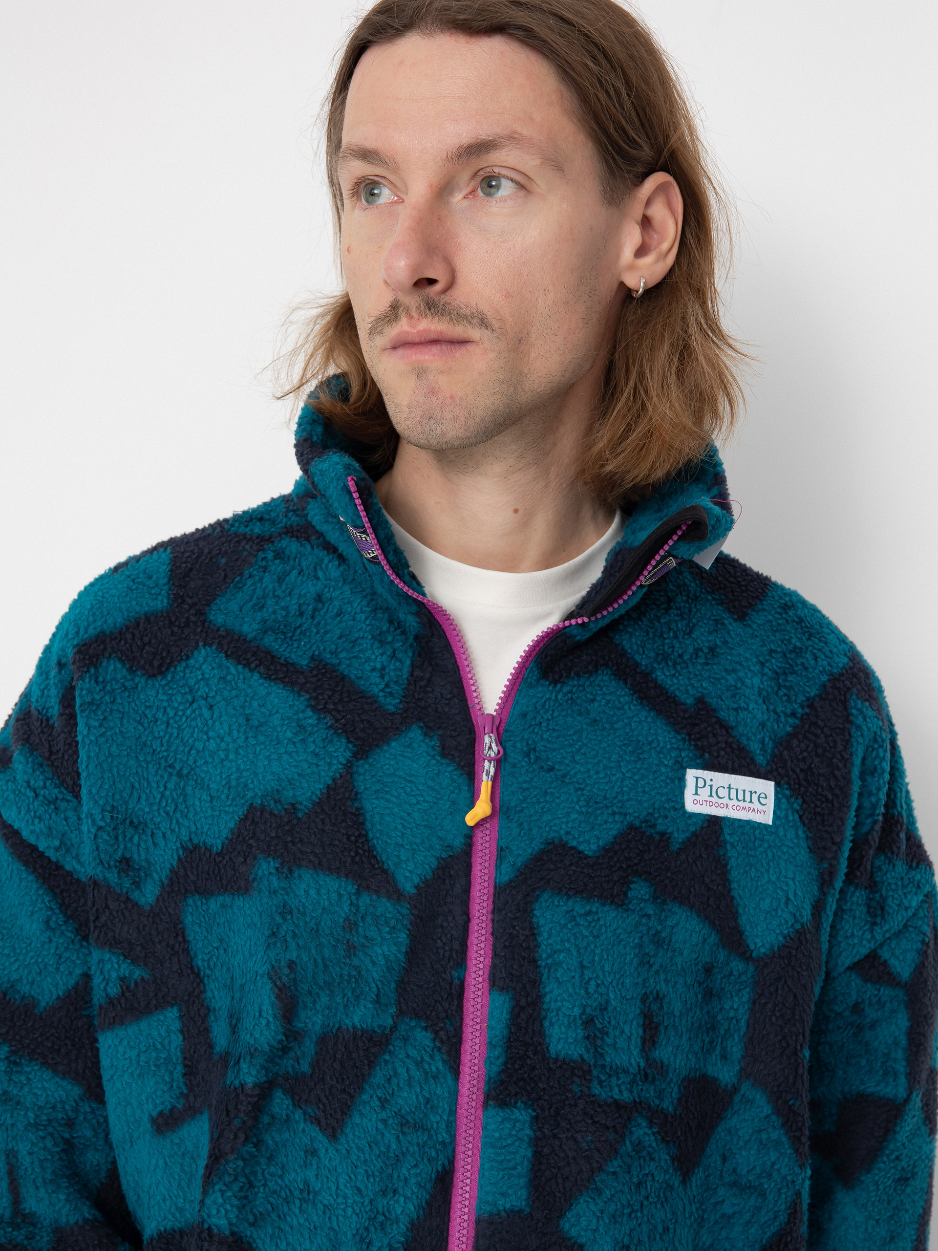 Pentru bărbați Hanorac din fleece Picture Bremick (brush print)