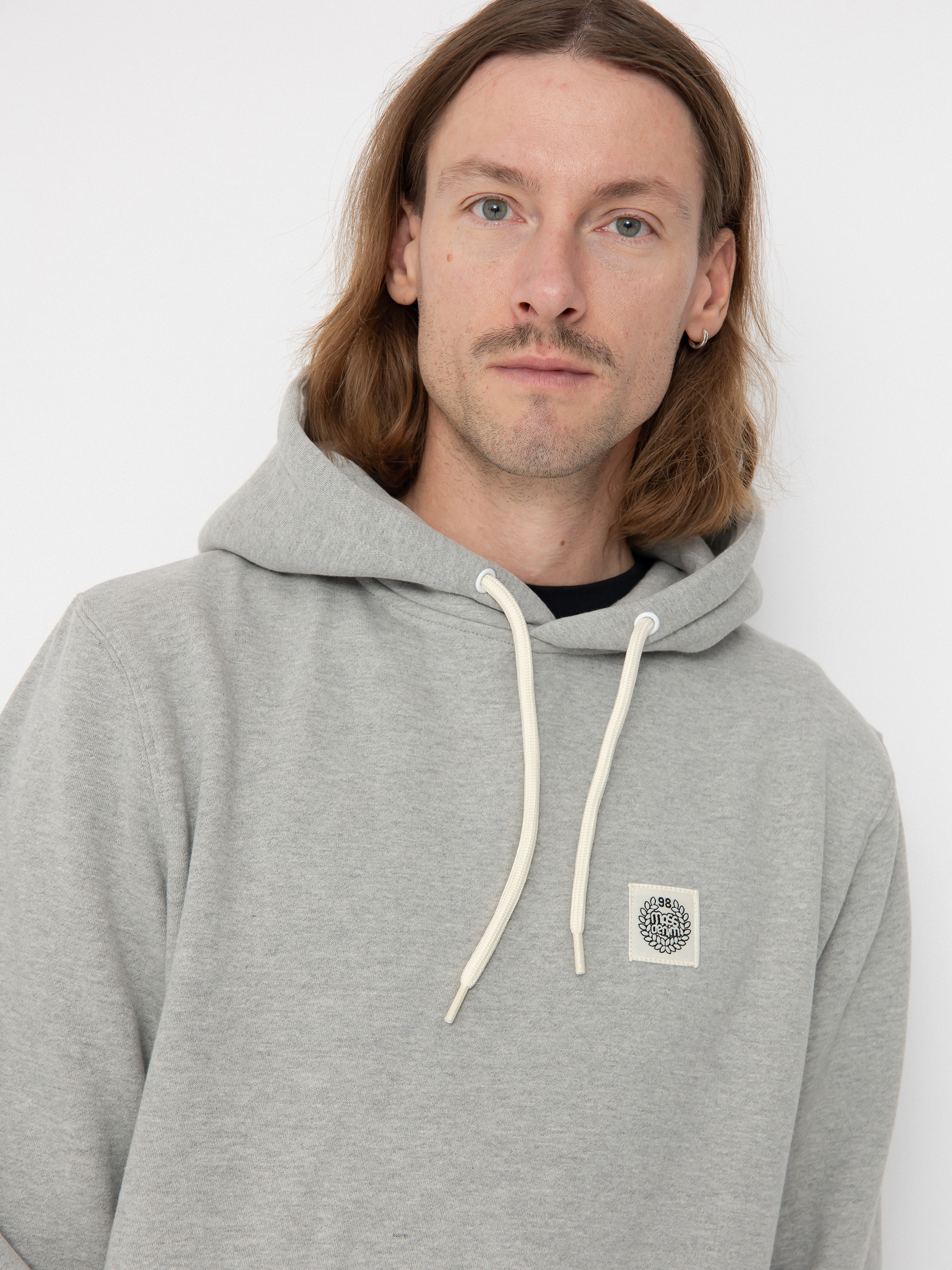 Hanorac cu glugă MassDnm Patch HD (lt heather grey)