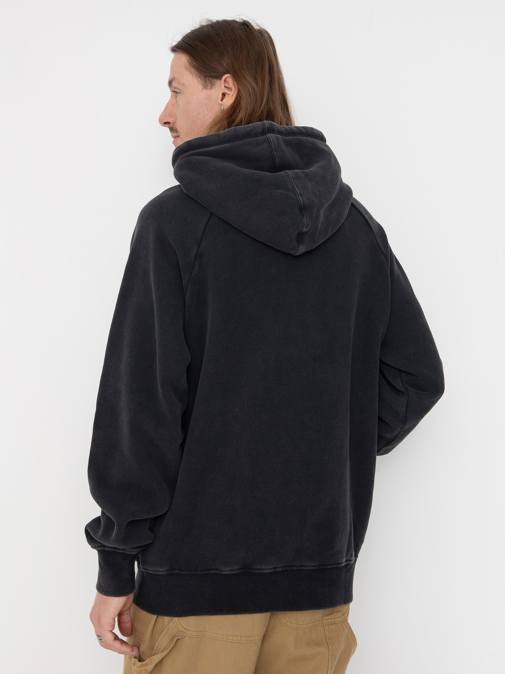 Hanorac cu glugă Prosto Washed HD (black)