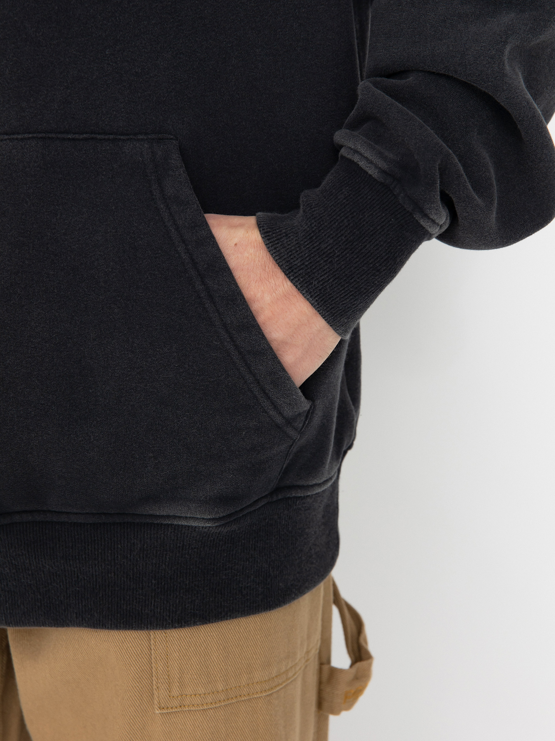 Hanorac cu glugă Prosto Washed HD (black)