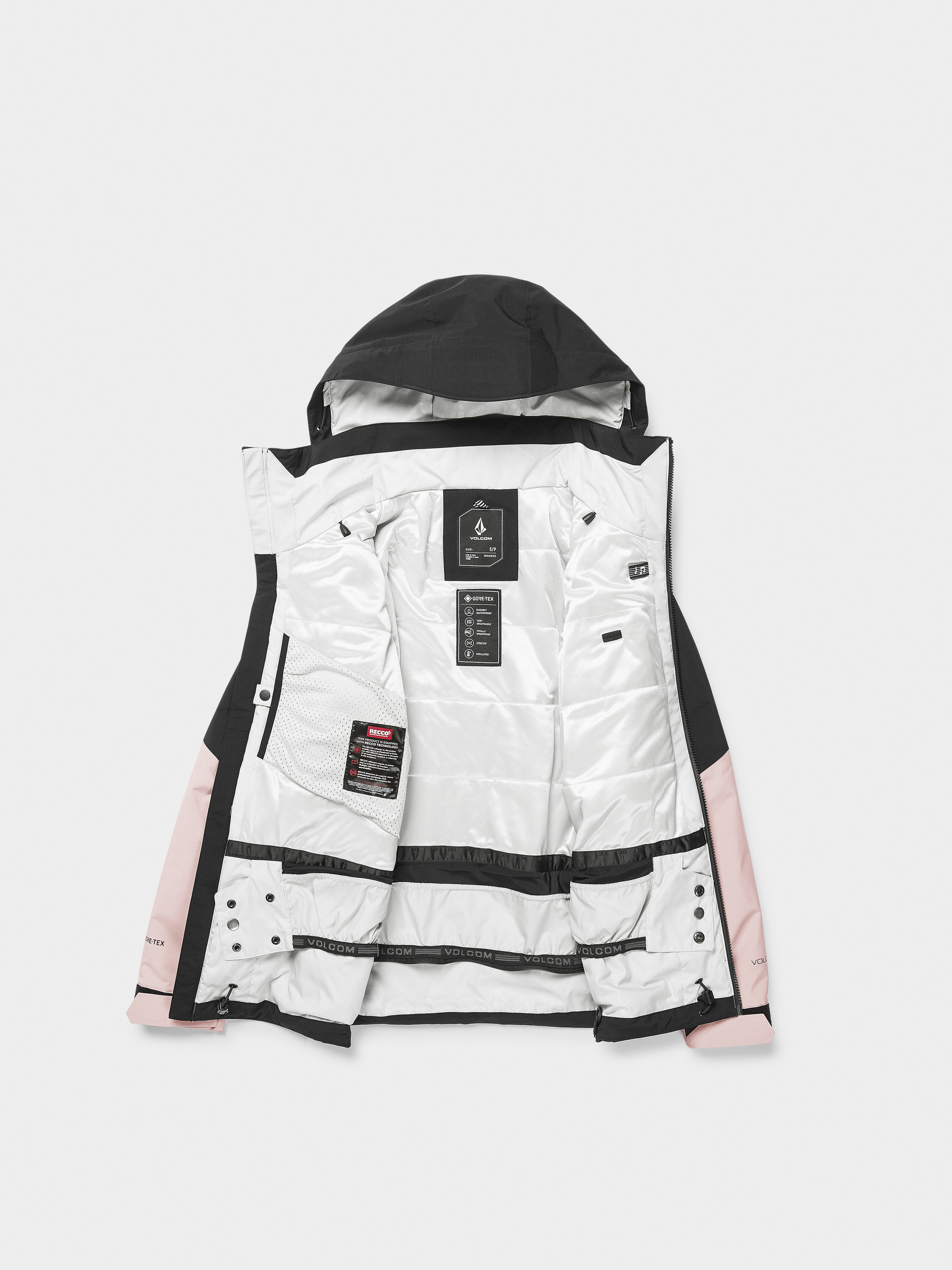 Pentru femei Geacă de snowboard Volcom 3D Stretch Gore (adobe rose)