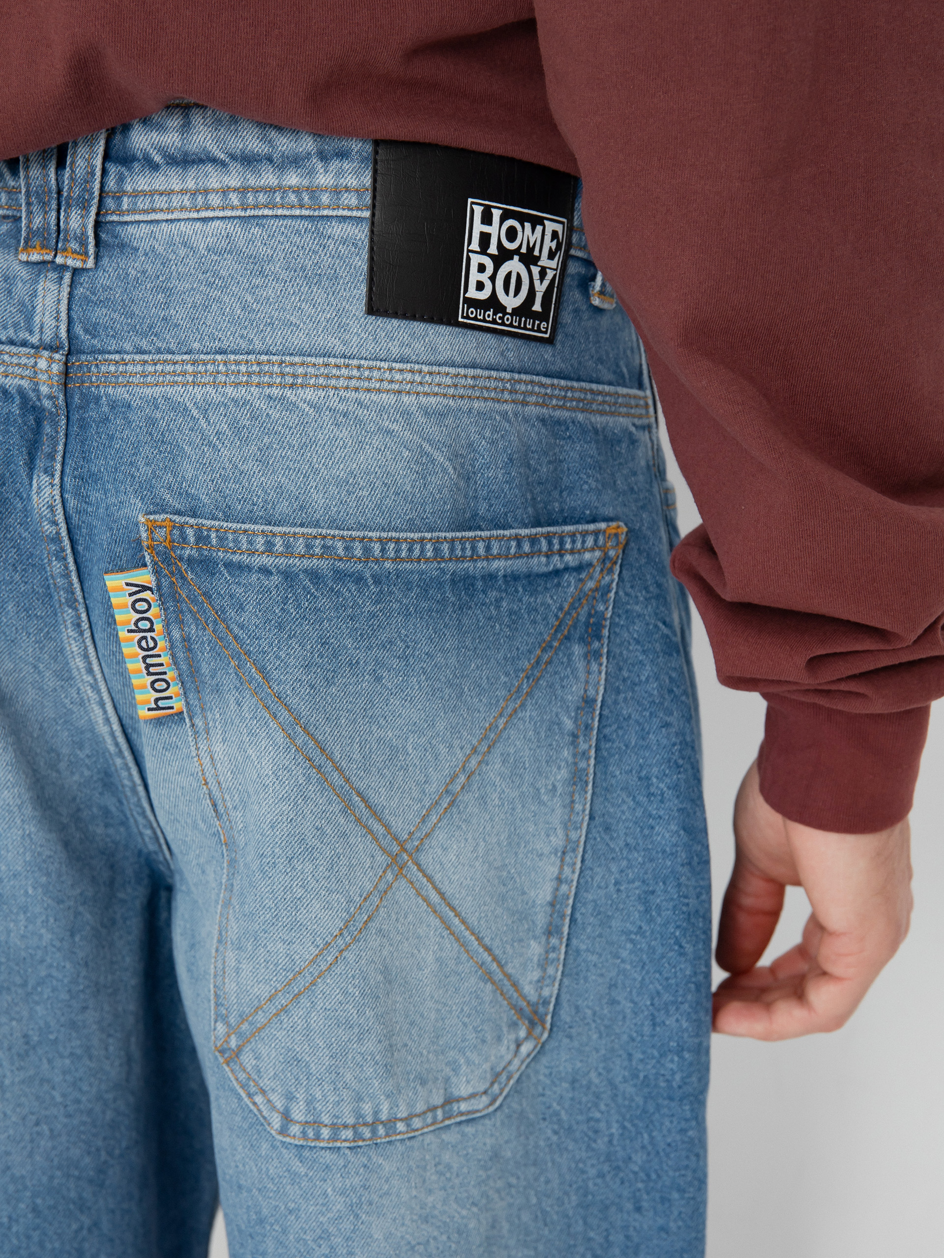 Pantaloni Homeboy X Tra Monster Denim (vintage blue)