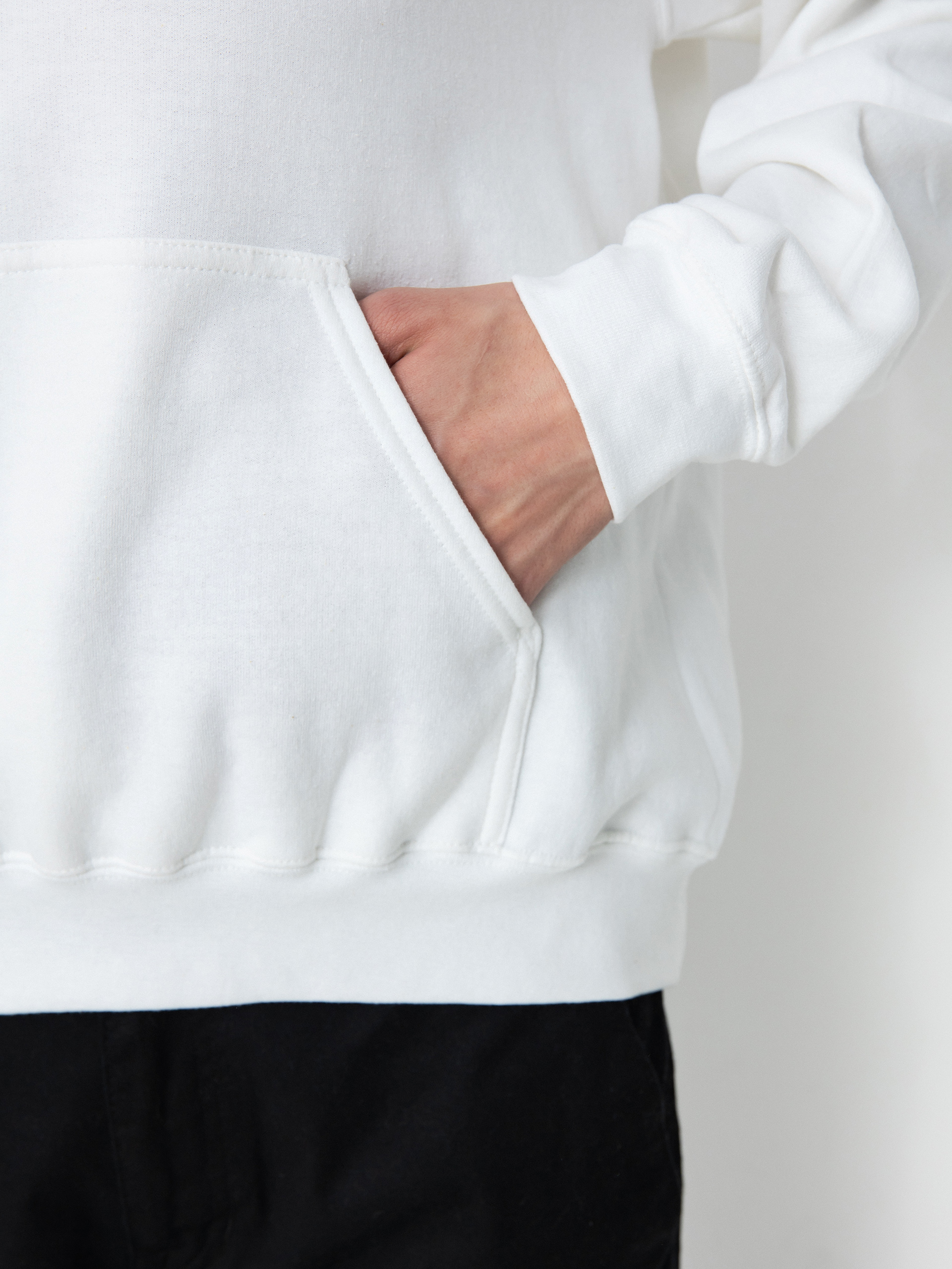 Hanorac cu glugă Thrasher Skate Mag HD (white/red)