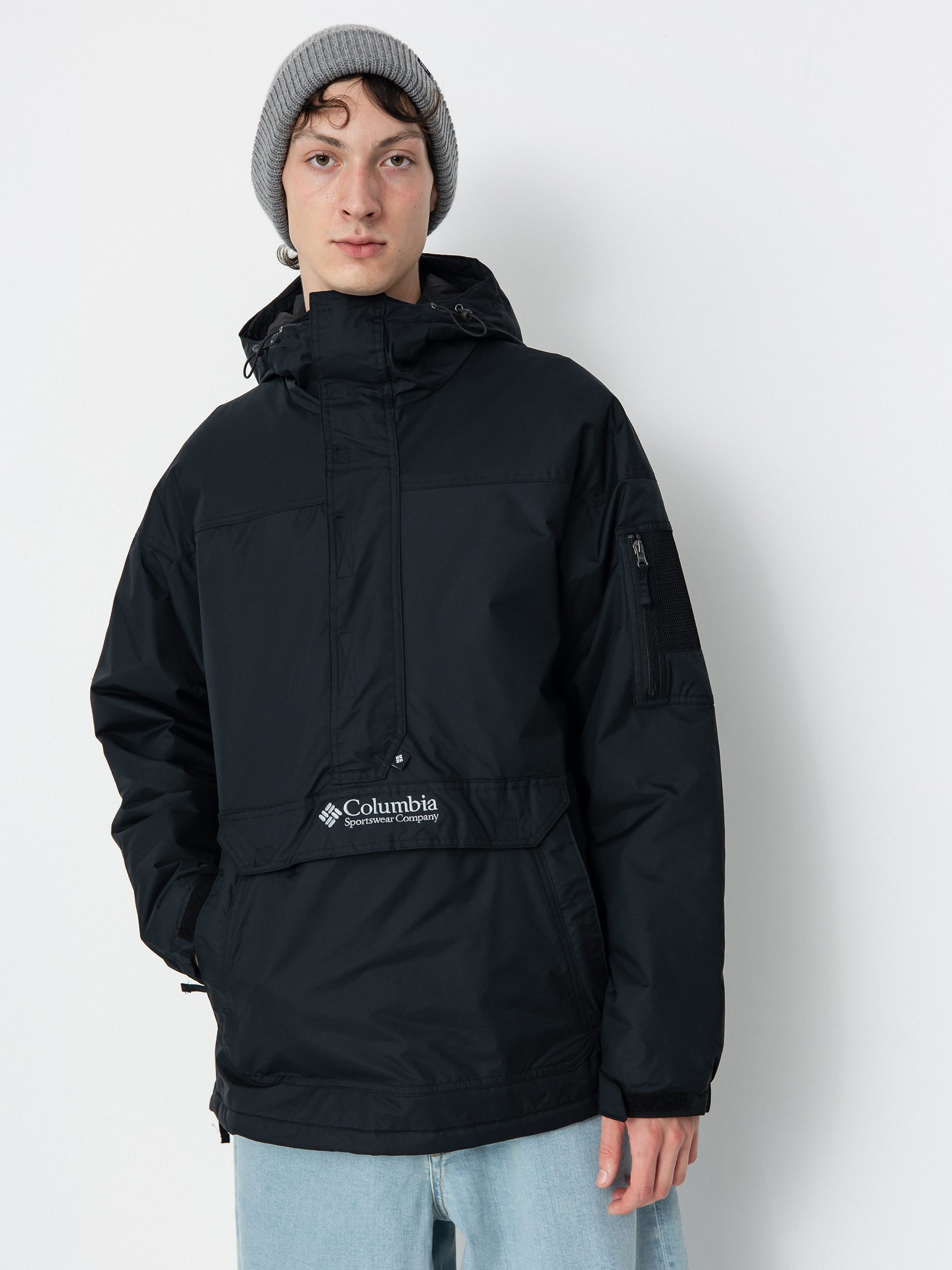 Geacu0103 Columbia Challenger II Insulated Pullover (black)