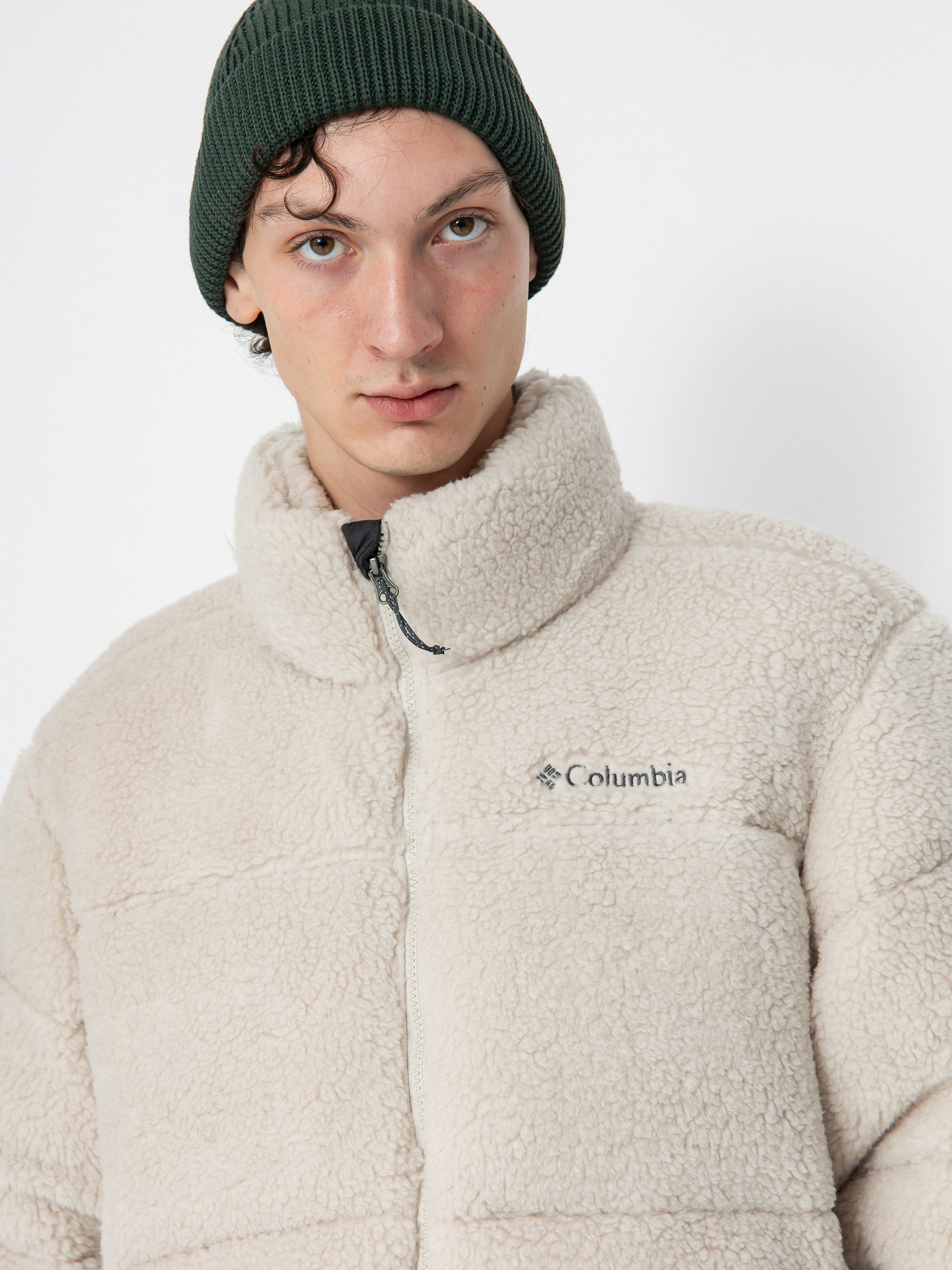 Geacă Columbia Puffect II Sherpa (dark stone)
