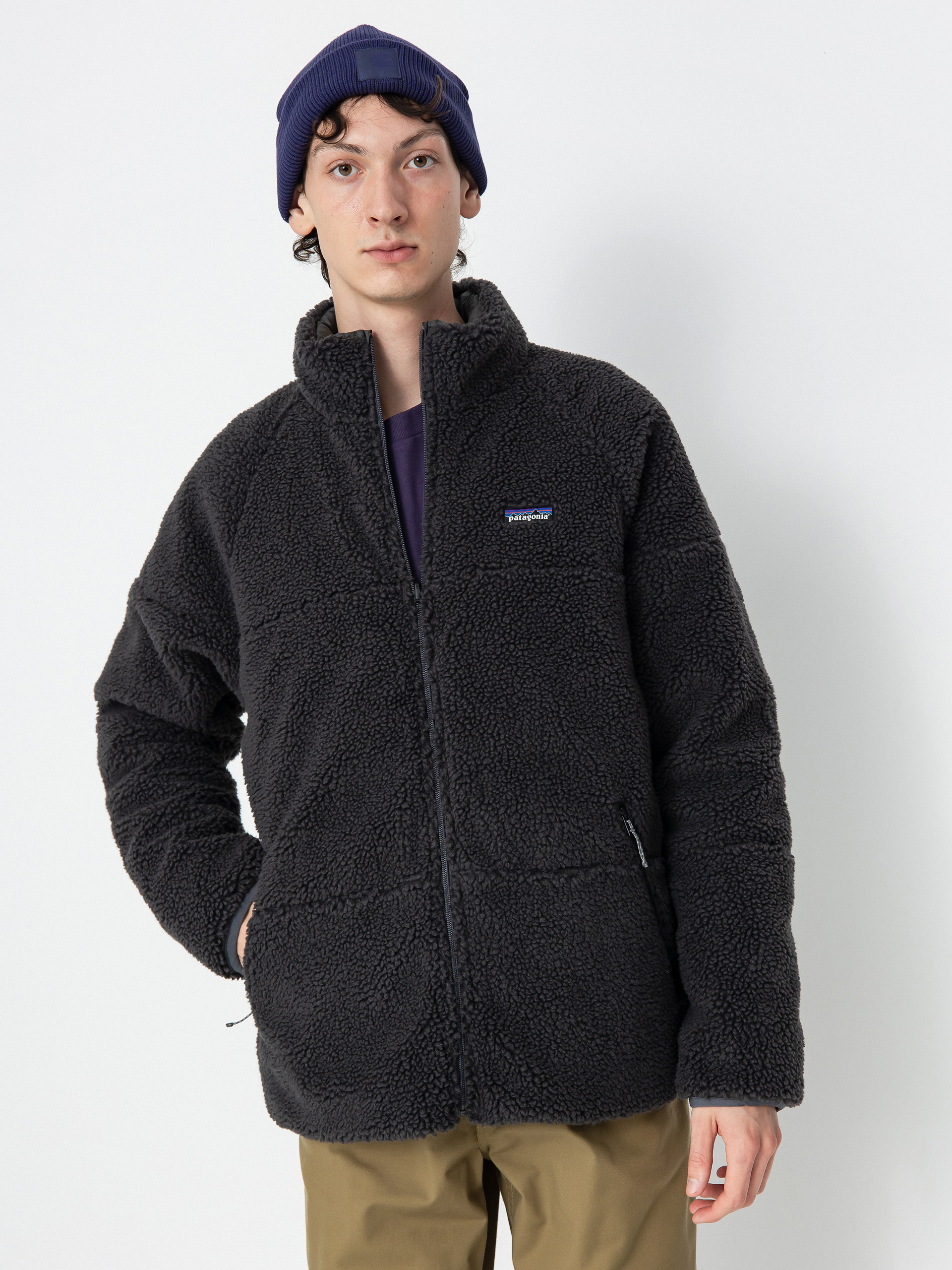 Geacu0103 Patagonia Reversible Silent Down (forge grey)