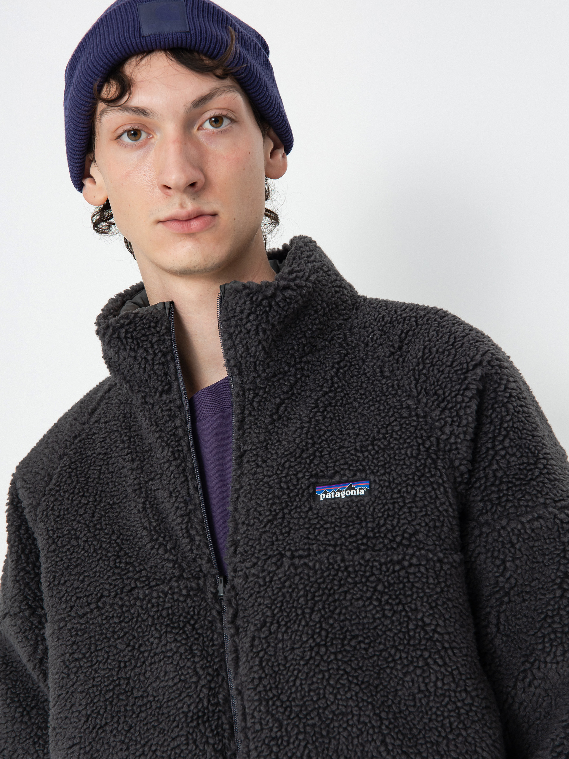 Geacă Patagonia Reversible Silent Down (forge grey)