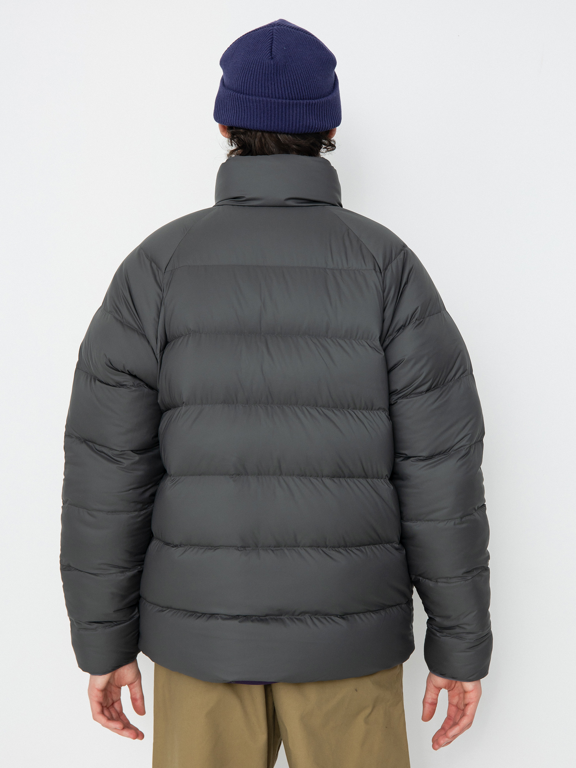 Geacă Patagonia Reversible Silent Down (forge grey)