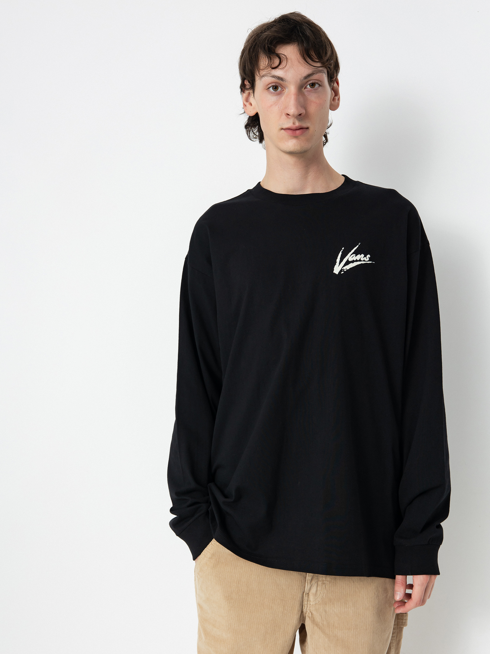Longsleeve Vans Dettori Loose (black/marshmallow)