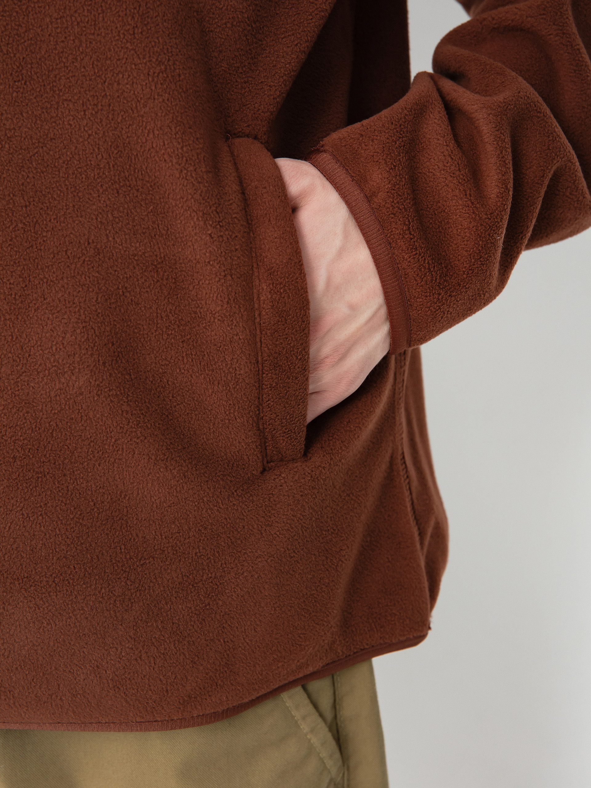 Pentru bărbați Hanorac din fleece New Balance Fleece 1/2 Zip (richoak)