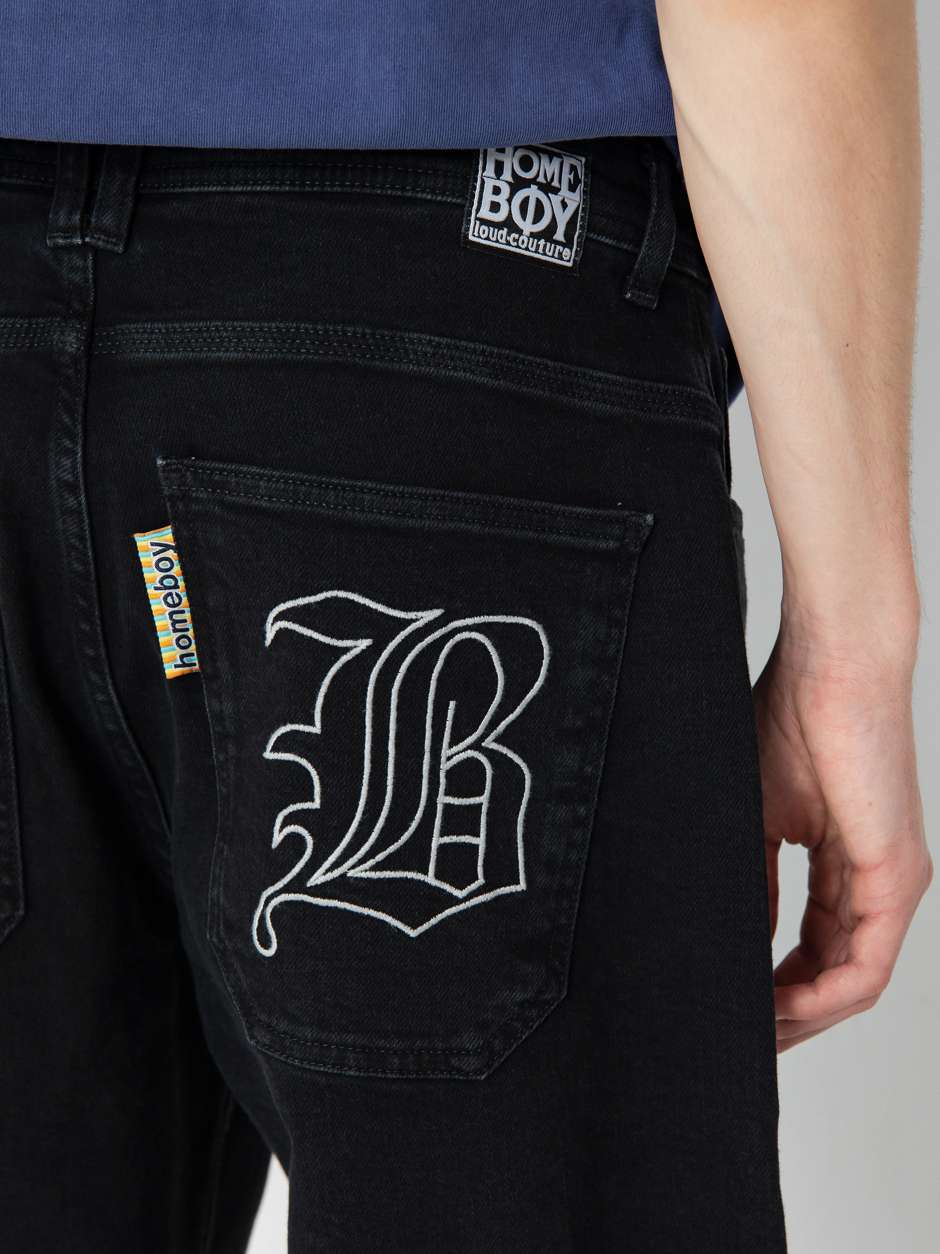 Pantaloni Homeboy X Tra Monster Gothic Denim (washed black)