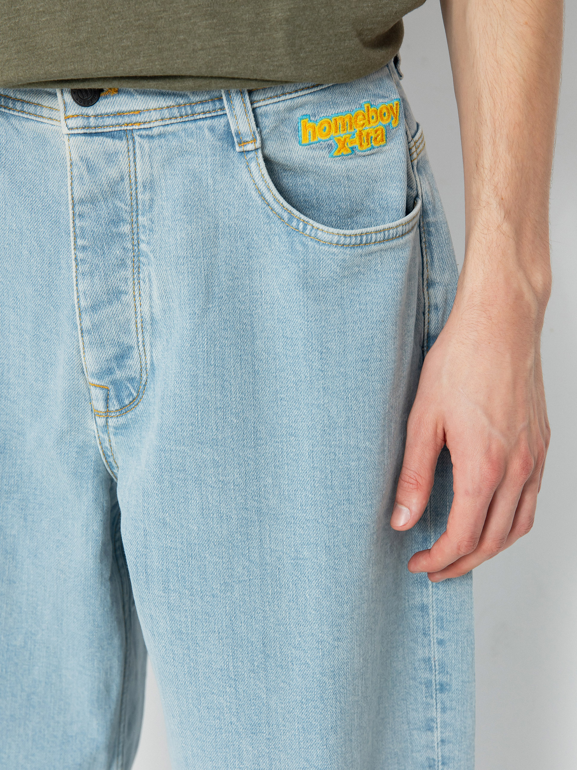 Pantaloni Homeboy X Tra Monster Pencil Denim (moon)