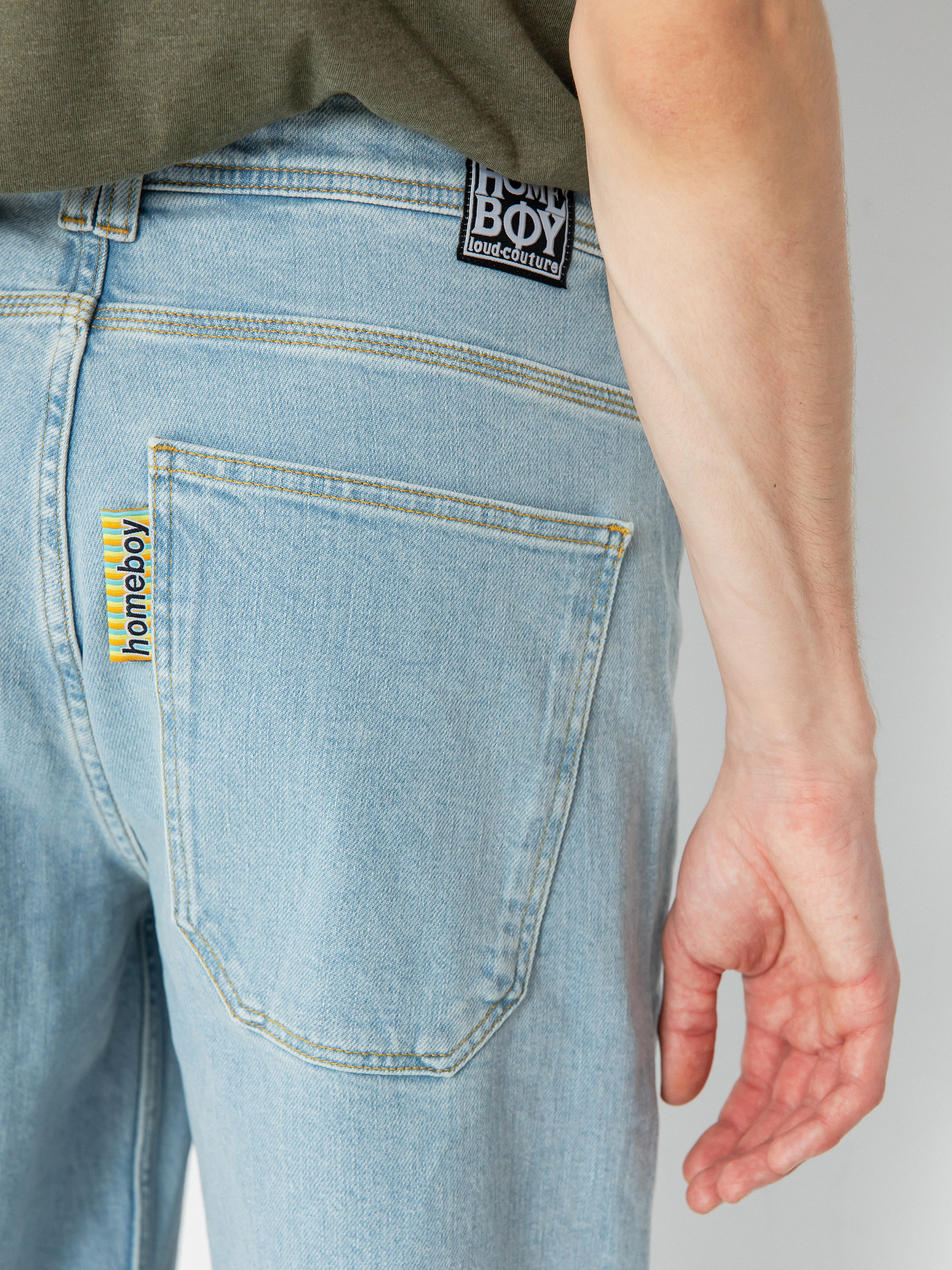 Pantaloni Homeboy X Tra Monster Pencil Denim (moon)