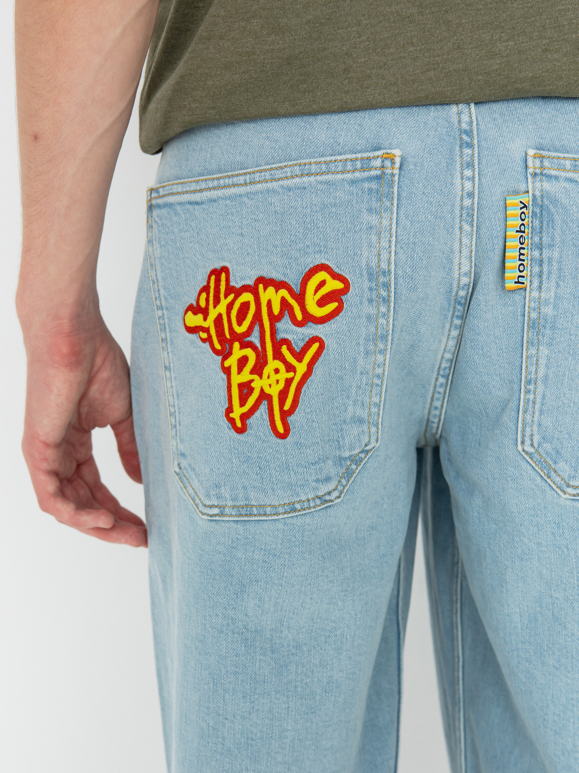 Pantaloni Homeboy X Tra Monster Pencil Denim (moon)