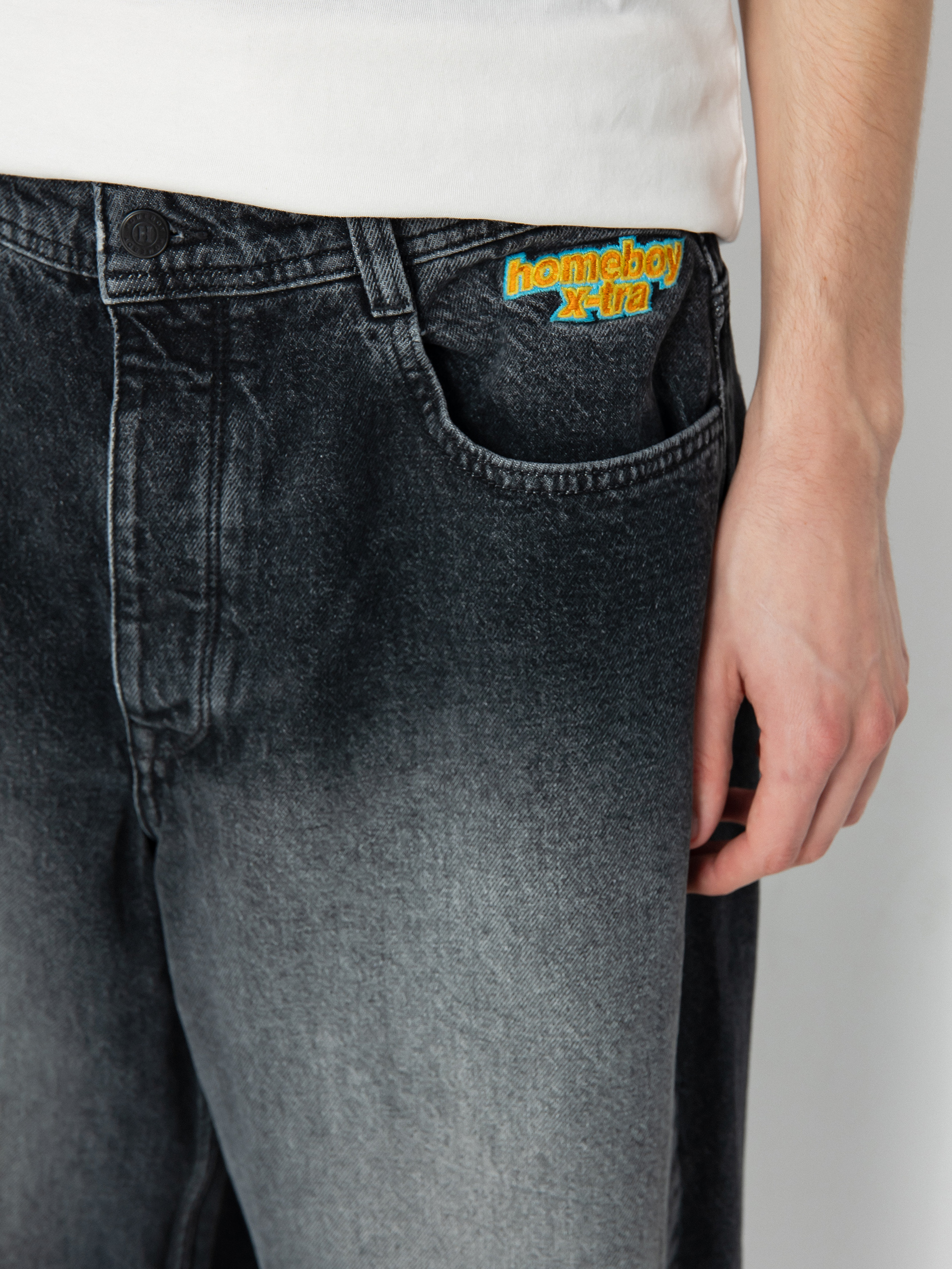 Pantaloni Homeboy X Tra Monster Denim (vintage black)