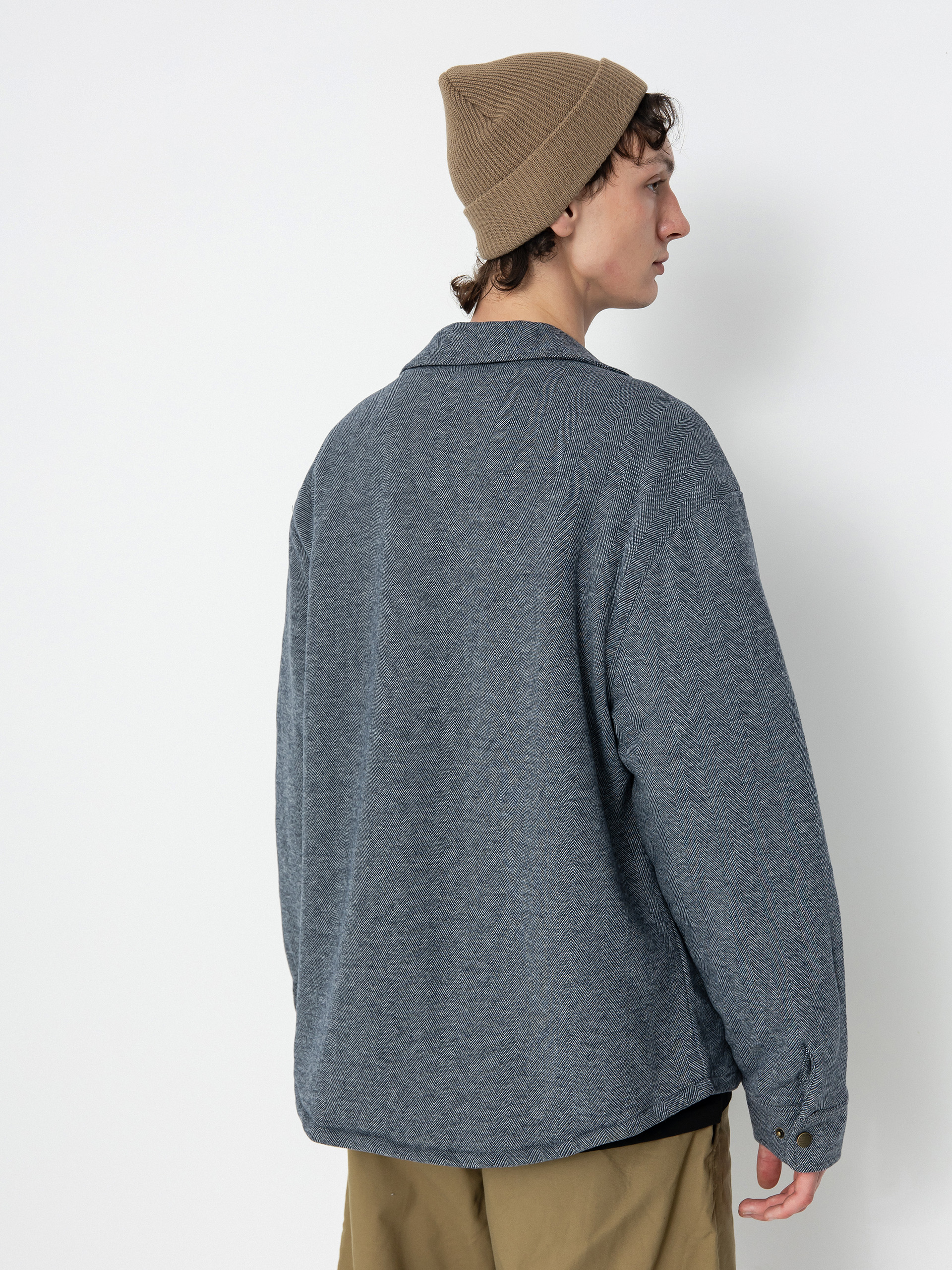 Geacă Brixton Durham Lined (black herringbone)