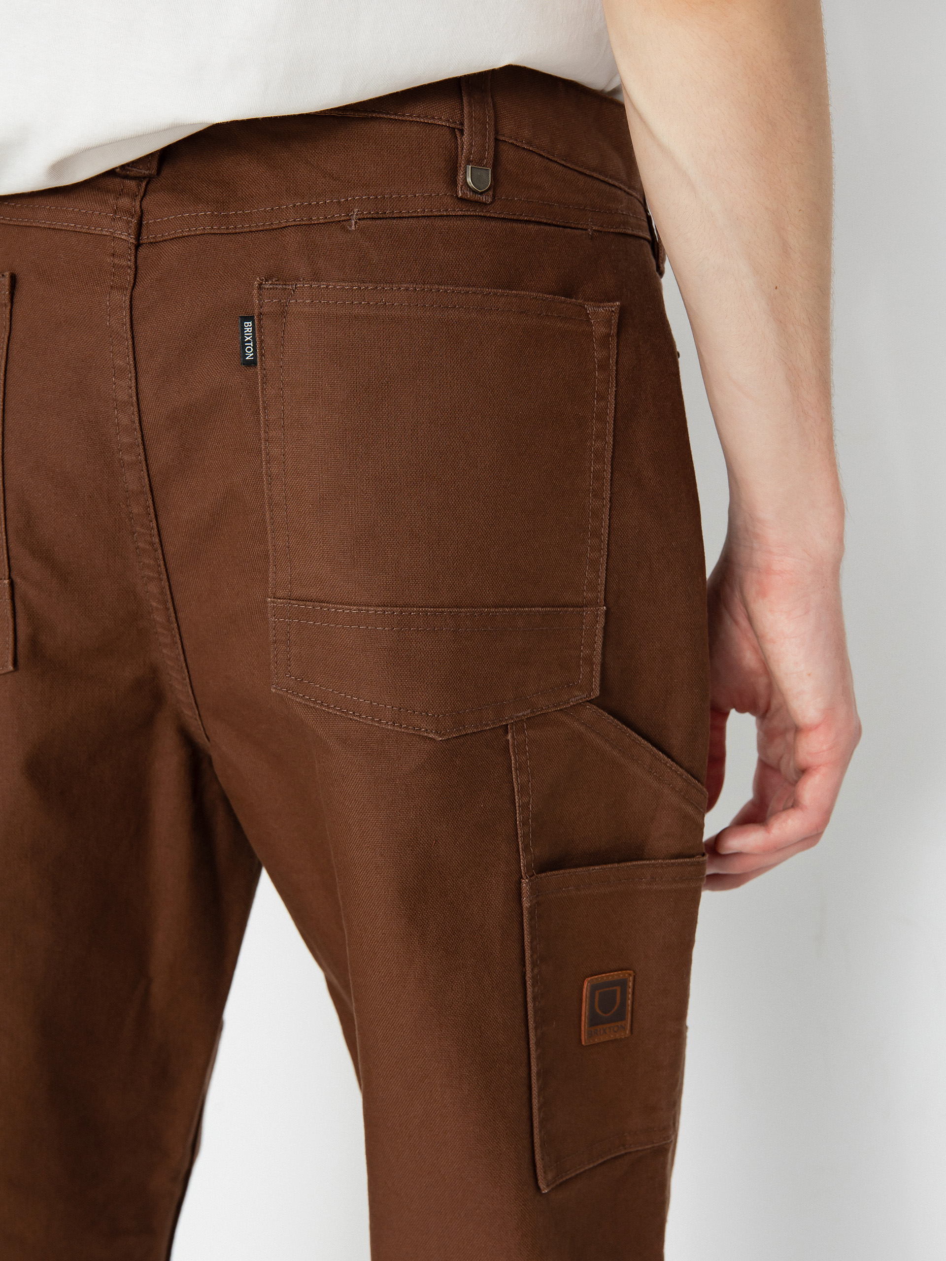Pantaloni Brixton Builders Carpenter (pinecone brown)