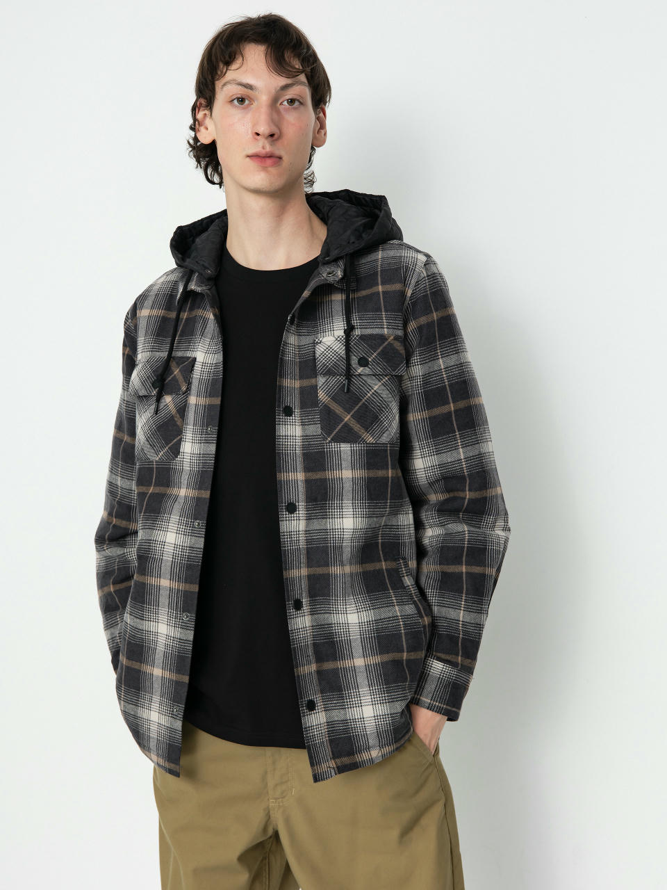 Pentru bărbați Geacă de snowboard Volcom Ins Riding Flannel (stone)