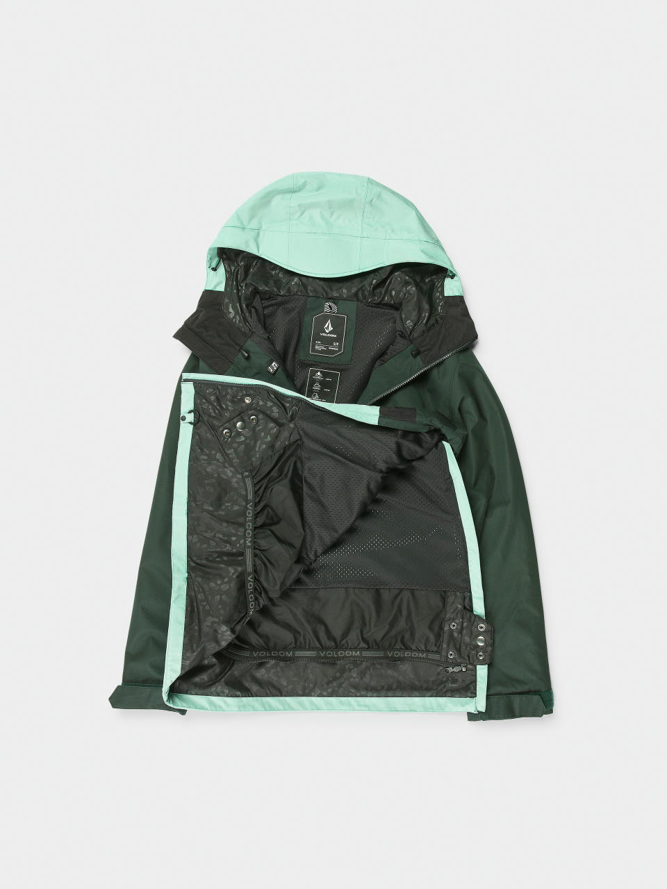 Pentru femei Geacă de snowboard Volcom Ashfield Pullover (wasabi)