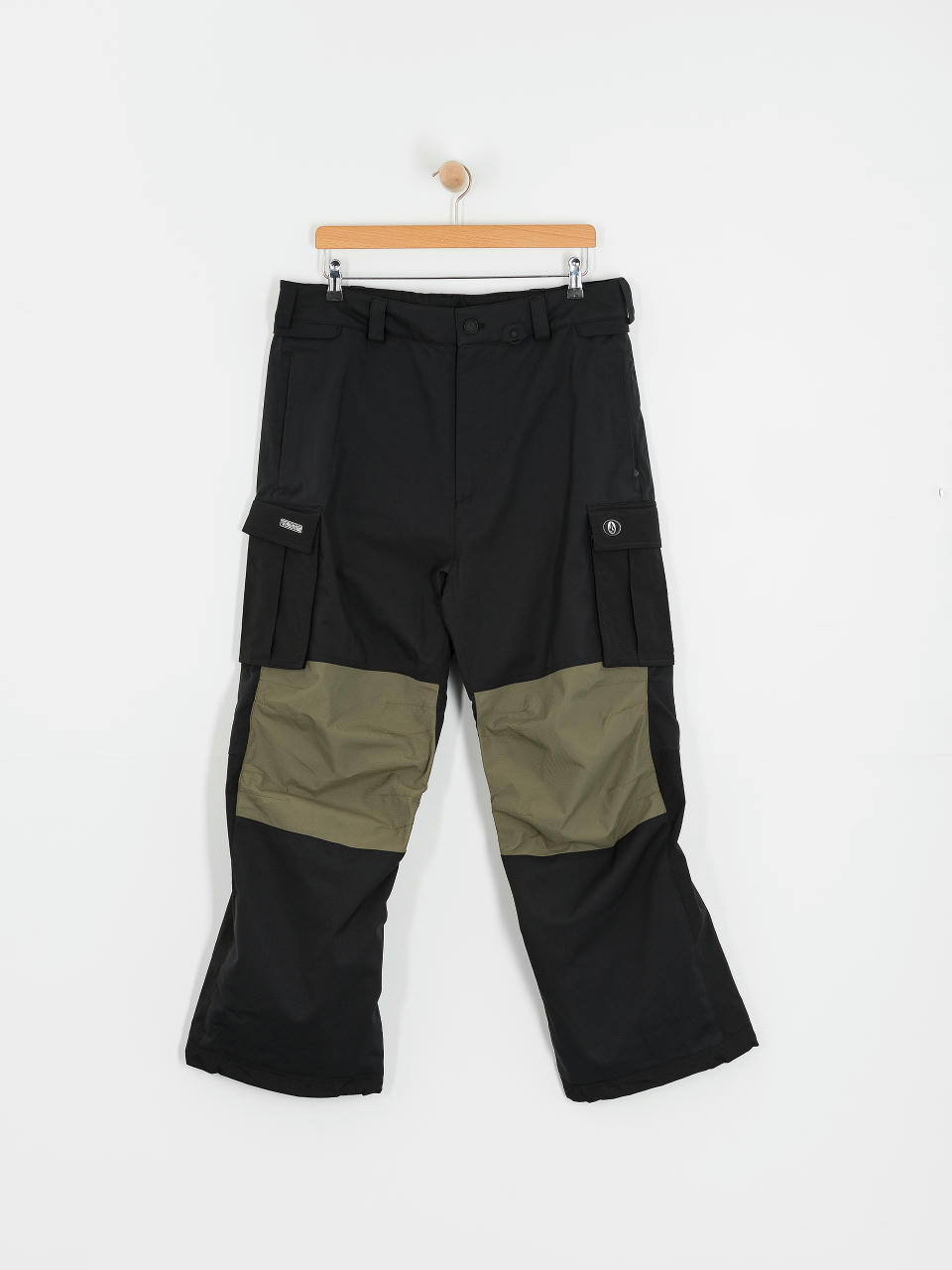 Pentru bărbați Pantaloni pentru snowboard Volcom Nwrk Baggy (black)