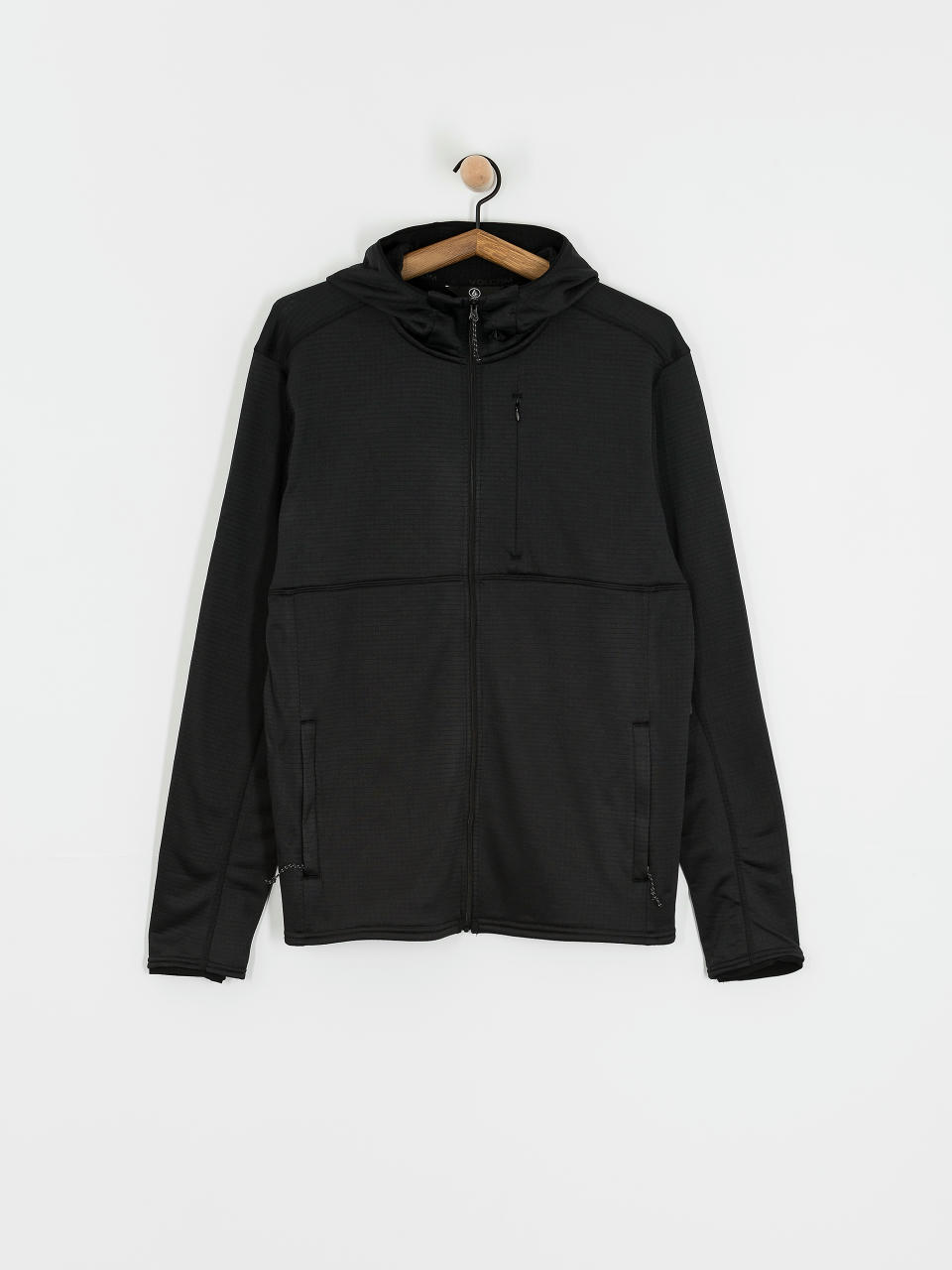 Pentru bărbați Hanorac termic Volcom Gridlock Full Zip (black)