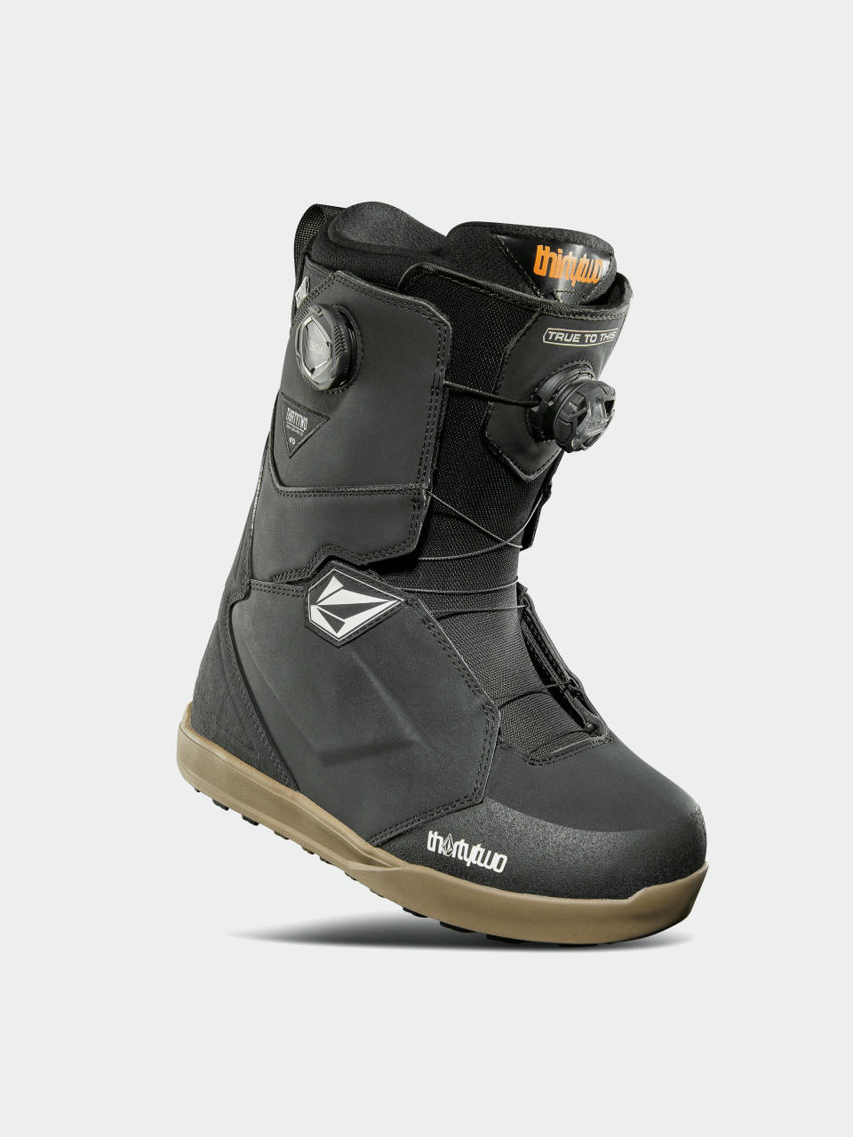 Pentru femei Încălțăminte pentru snowboard ThirtyTwo Lashed Double Boa X Volcom (black/grey/gum)