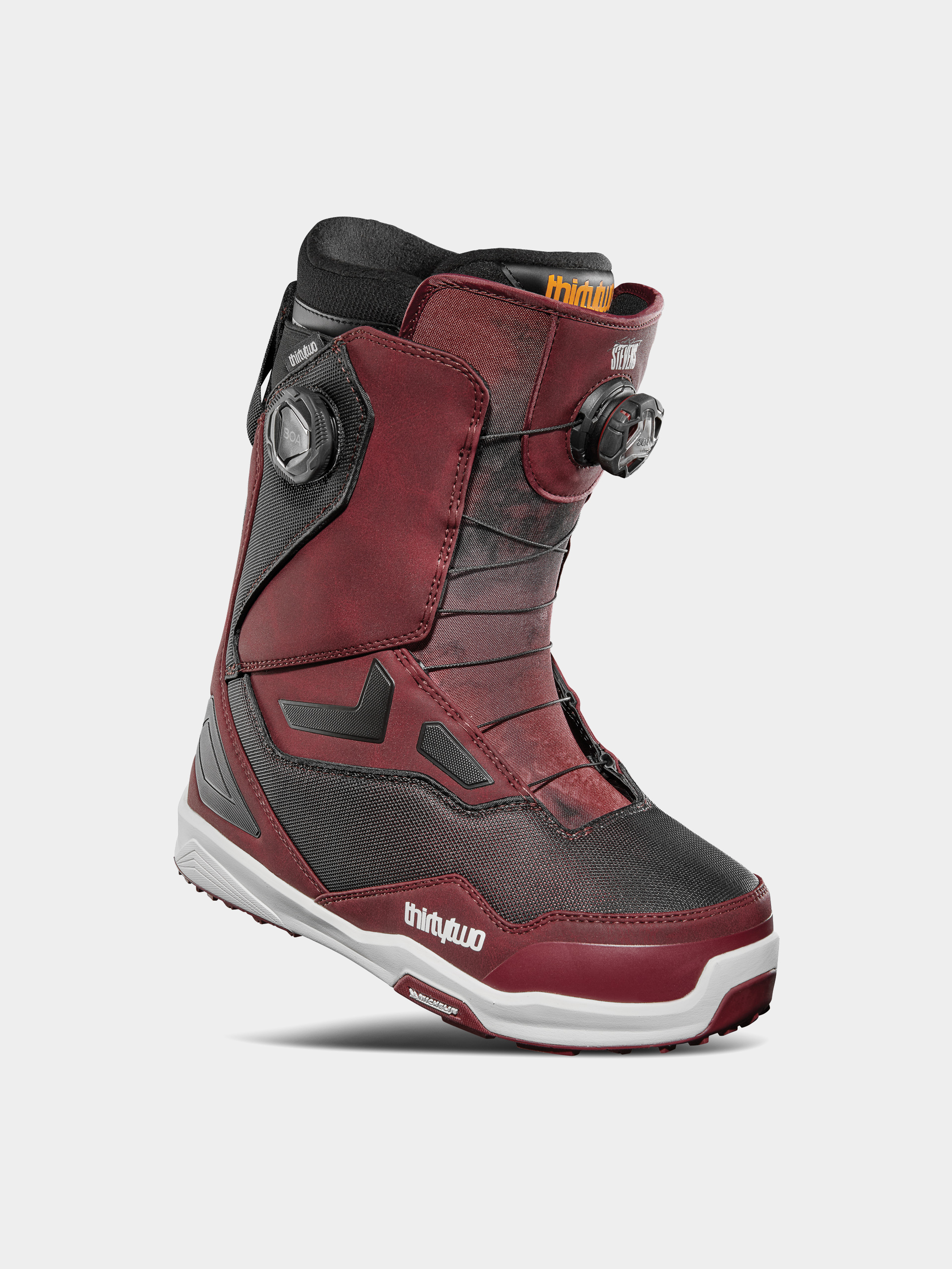 u00cencu0103lu021bu0103minte pentru snowboard ThirtyTwo Tm 2 Double Boa Stevens (oxblood)