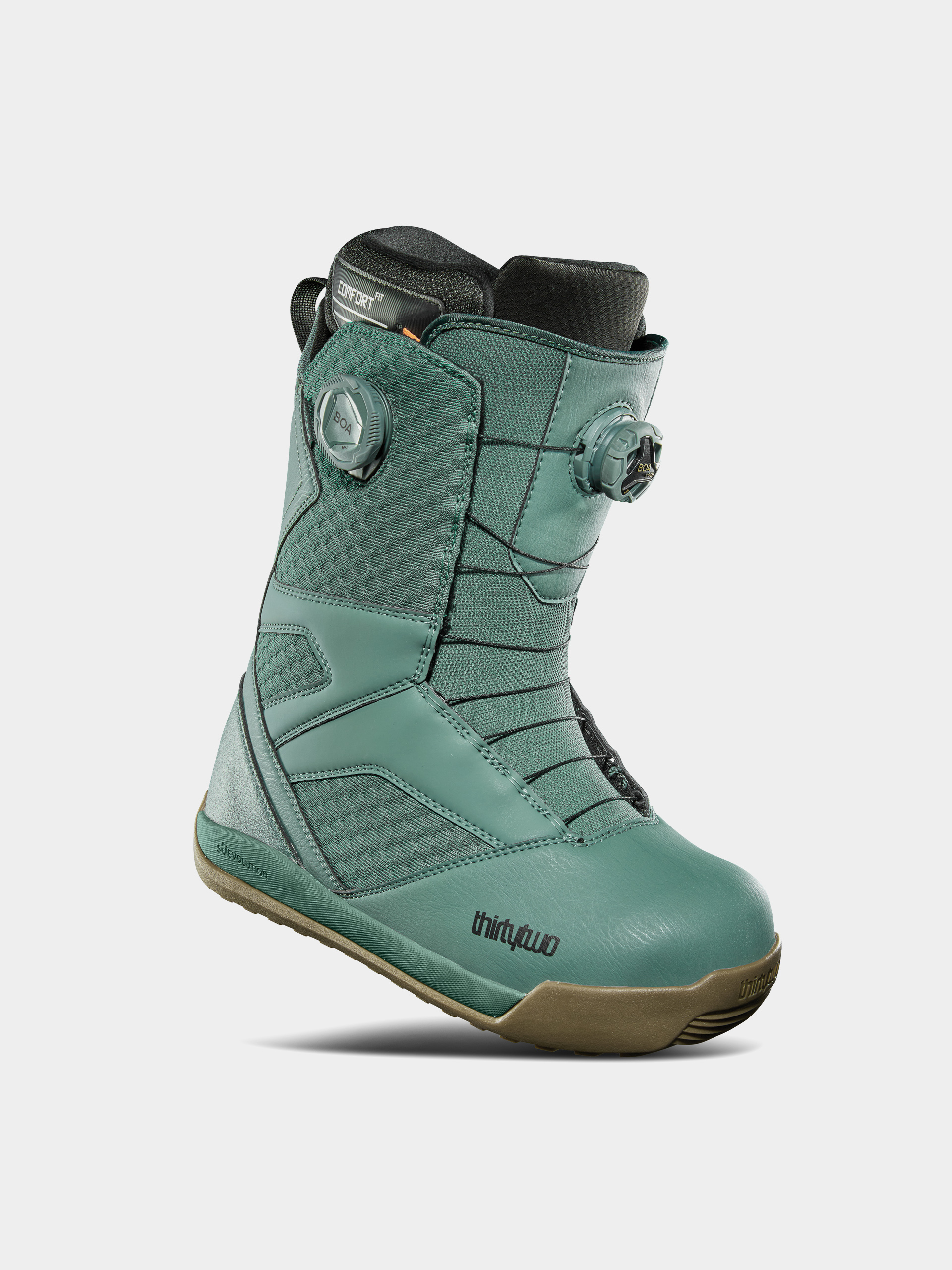 u00cencu0103lu021bu0103minte pentru snowboard ThirtyTwo Stw Double Boa (green/gum)