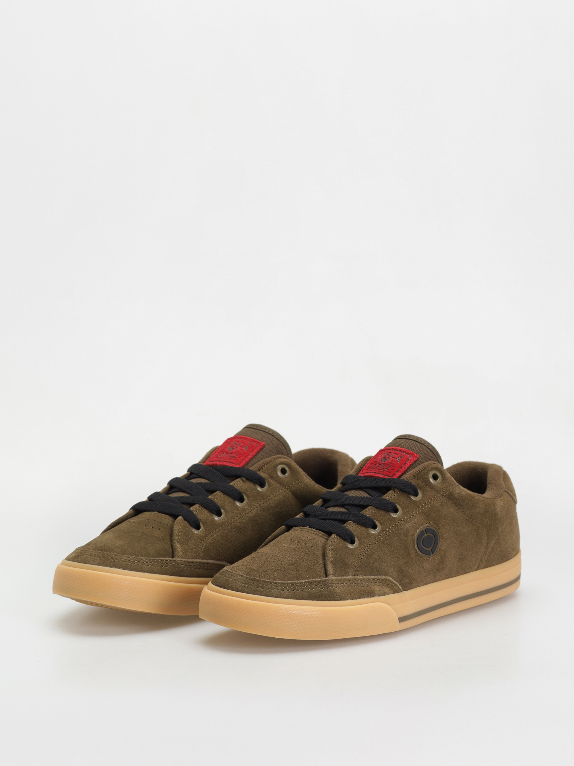 Pantofi Circa Al 50 Slim (chocolate/red/gum)