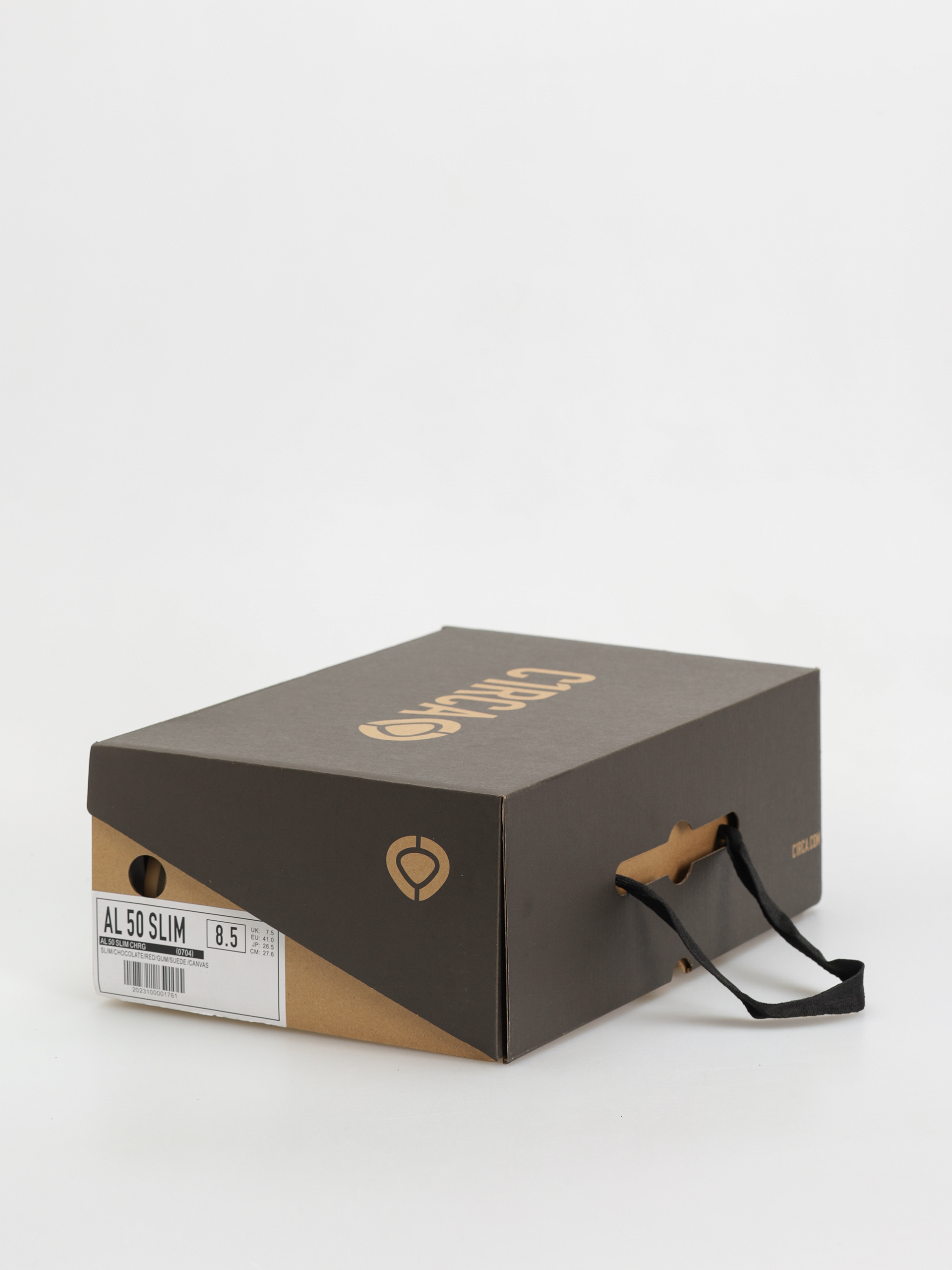 Pantofi Circa Al 50 Slim (chocolate/red/gum)