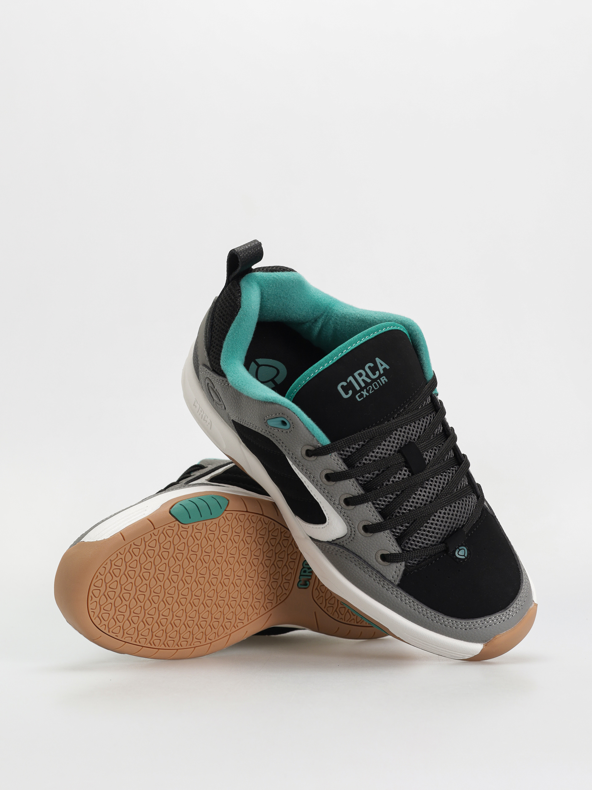 Pantofi Circa CX201R (bottle green/gray/gum)