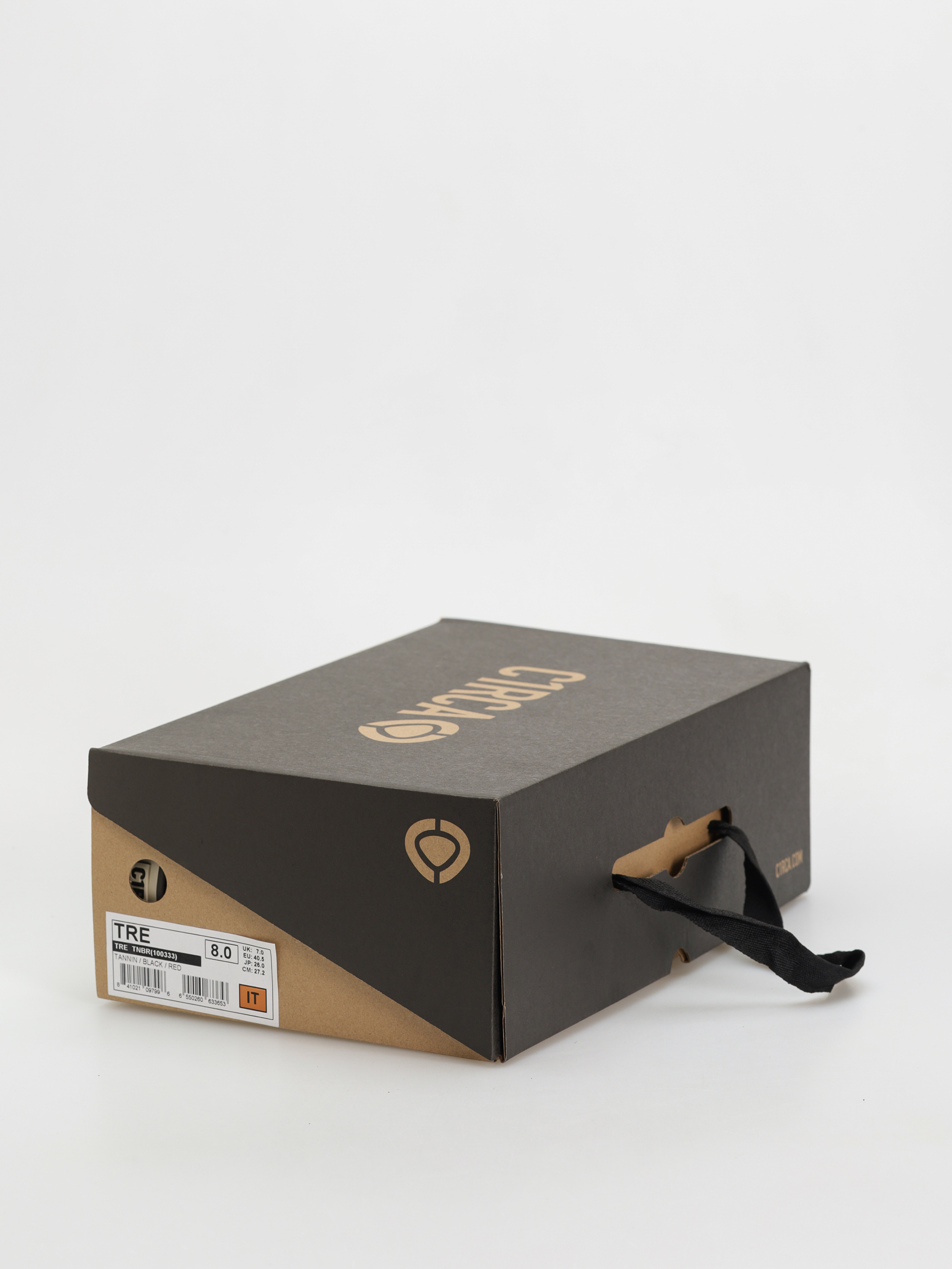 Pantofi Circa Tre (tannin/black/red)