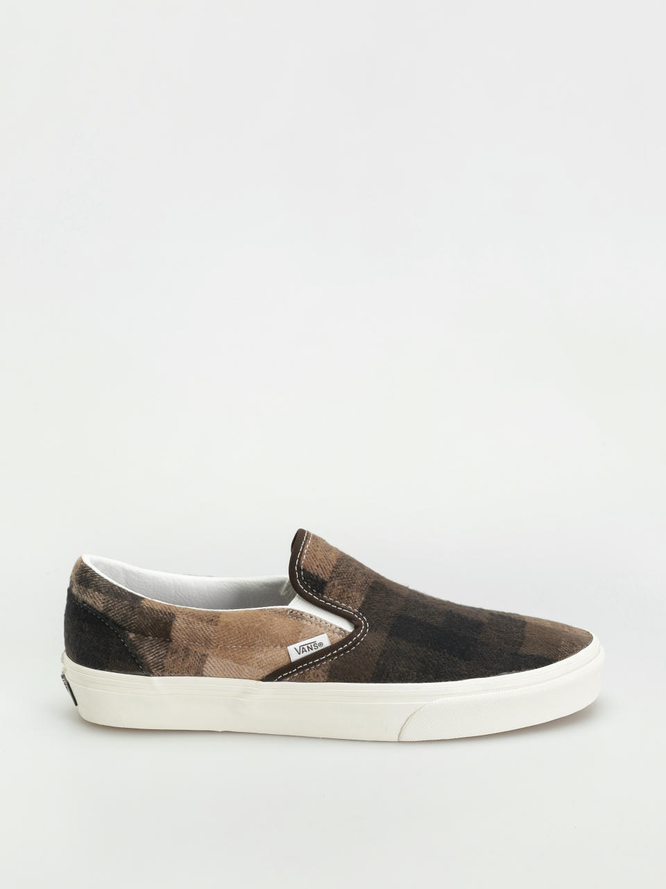 Pantofi Vans Classic Slip On (sweater check brown)