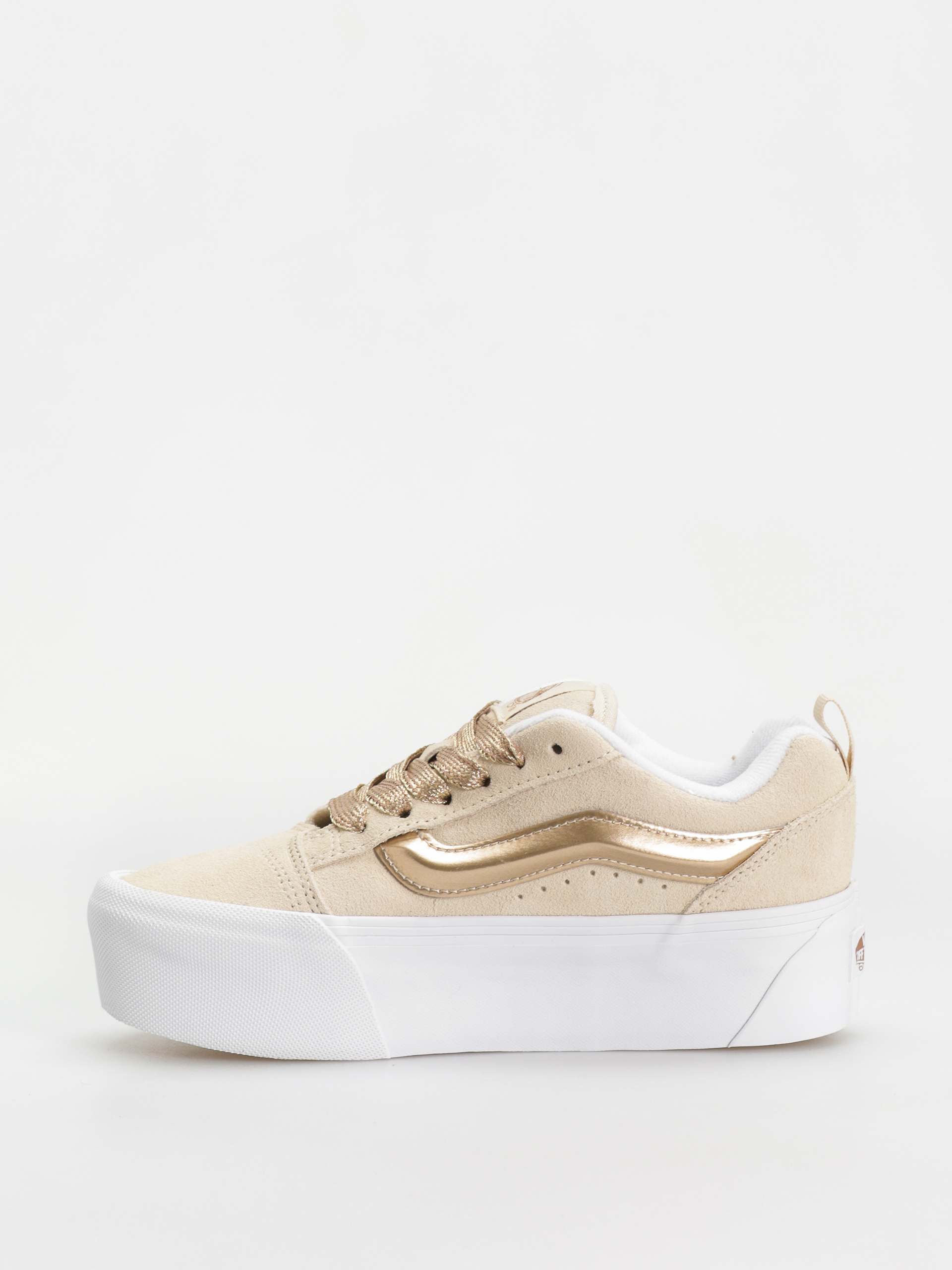 Pantofi Vans Knu Stack (high shine gold)