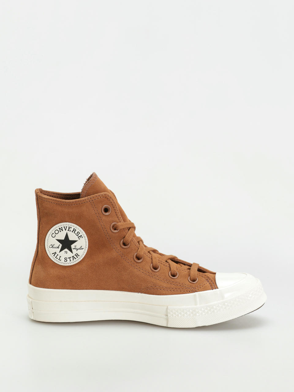 Teniși Converse Chuck 70 Hi Colorful Suede (warm tan/egret/black)