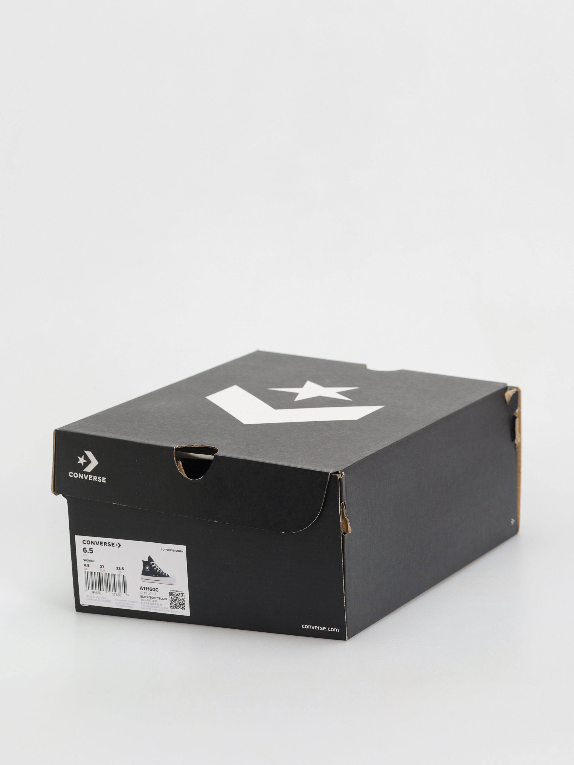 Teniși Converse Chuck Taylor All Star Lift Platform Puffed Up Wmn (black/egret/black)