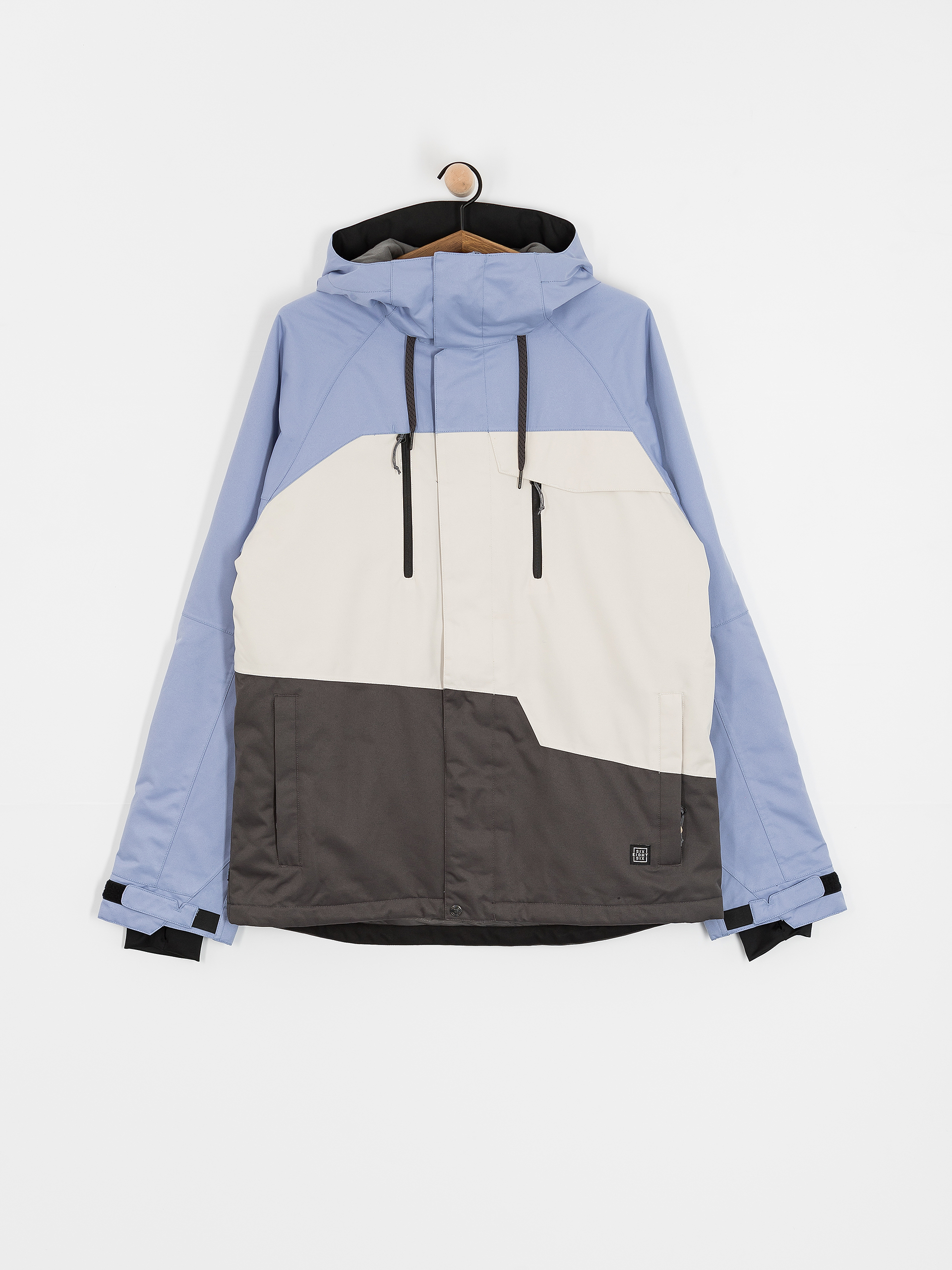 Pentru bărbați Geacă de snowboard 686 Geo Insulated (purple impression colorblock)