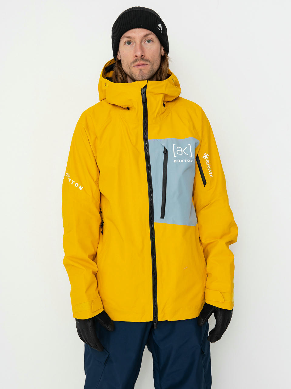 Pentru bărbați Geacă de snowboard Burton Ak Gore Tex Cyclic (goldenrod/dusty blue)