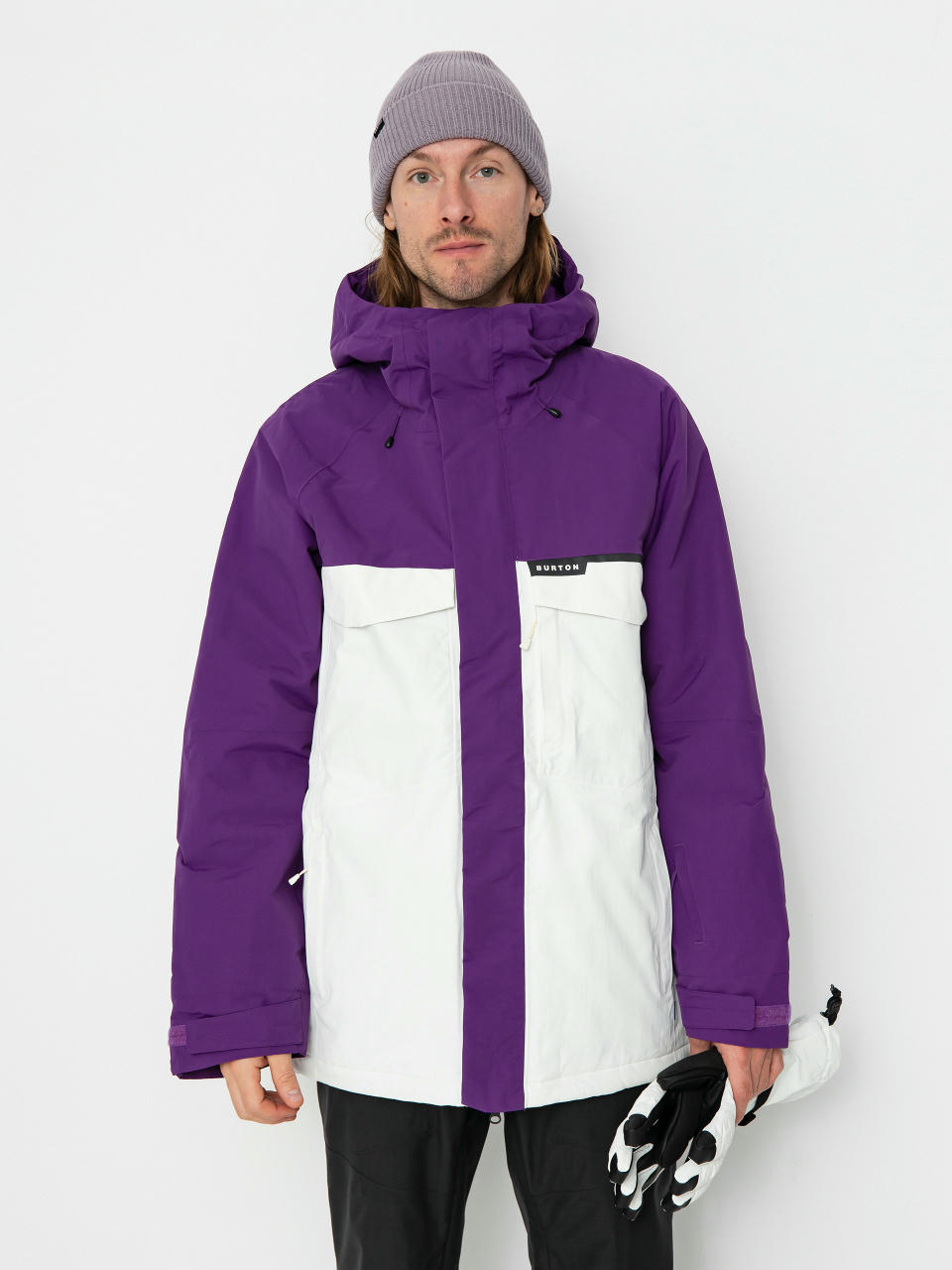 Pentru bărbați Geacă de snowboard Burton Covert 2.0 (imperial purple/stout white)