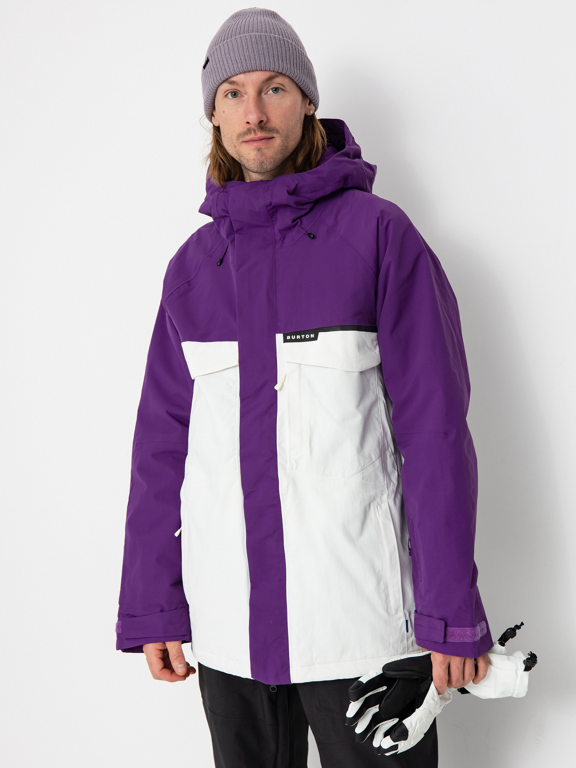 Pentru bărbați Geacă de snowboard Burton Covert 2.0 (imperial purple/stout white)