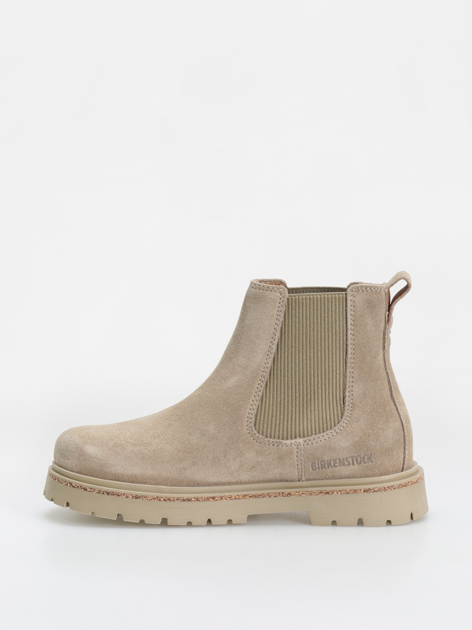 Pantofi Birkenstock Highwood Slip On Women Suede Leather Narrow Wmn (taupe)