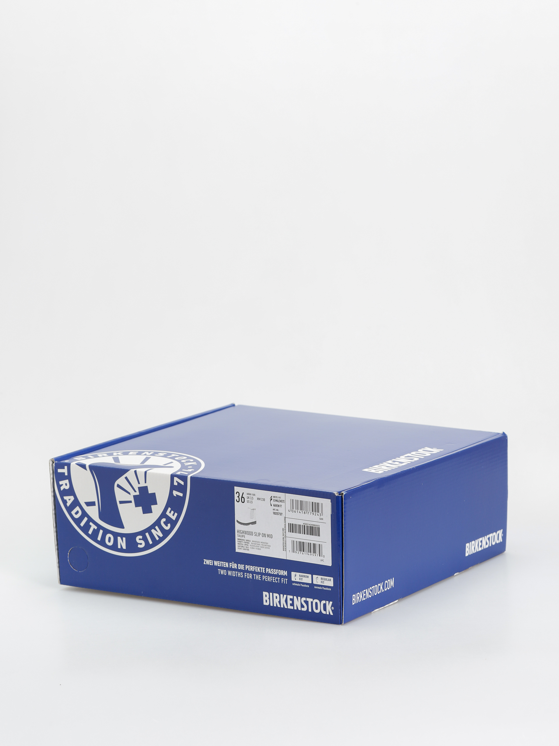 Pantofi Birkenstock Highwood Slip On Women Suede Leather Narrow Wmn (taupe)