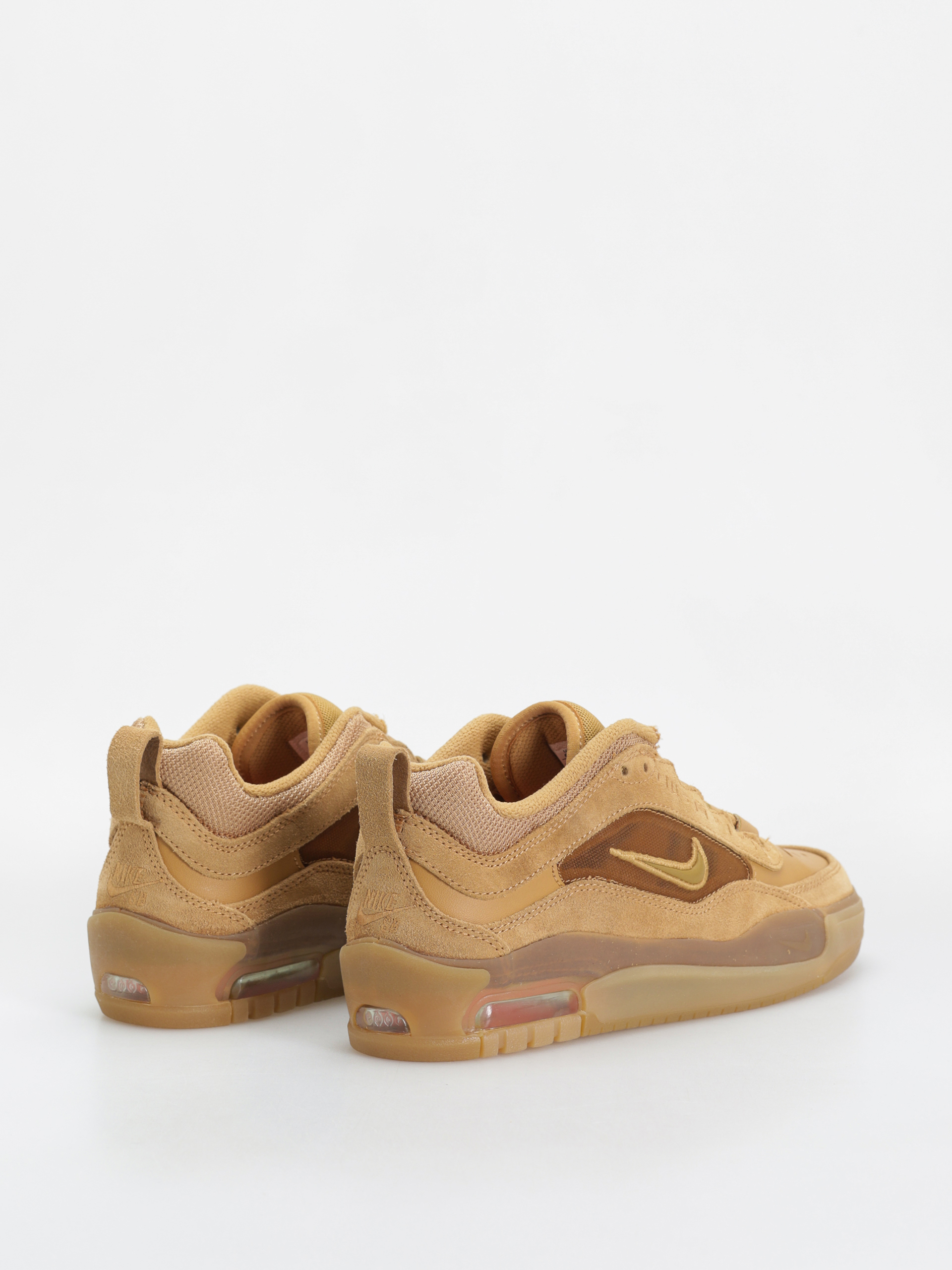 Pantofi Nike SB Air Max Ishod - maro (flax/wheat flax safety orange) Pantofi Nike SB Air Max Ishod - maro (flax/wheat flax safety orange)