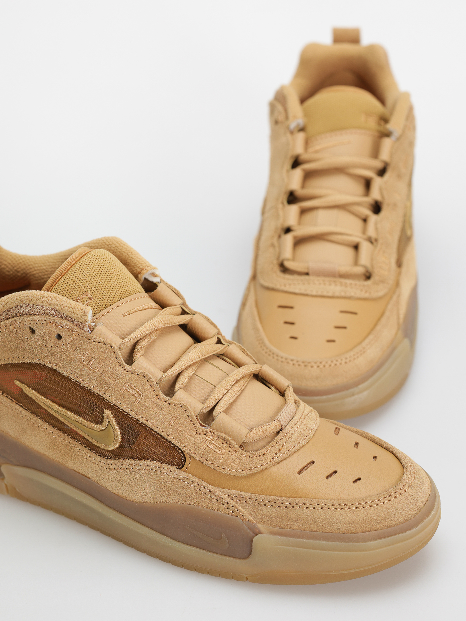 Pantofi Nike SB Air Max Ishod (flax/wheat flax safety orange)